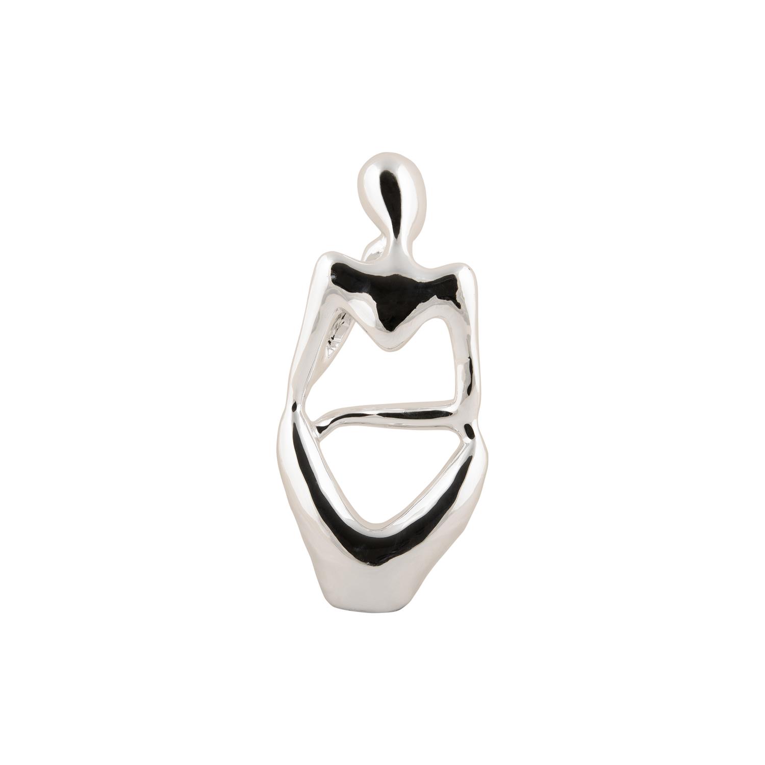 Present Time Ornament Imagine - Zilver - 12.5x10x23.5cm
