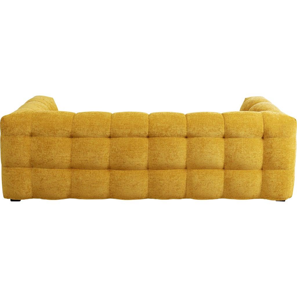 Kare Bank 3-zits Salamanca Yellow 240cm