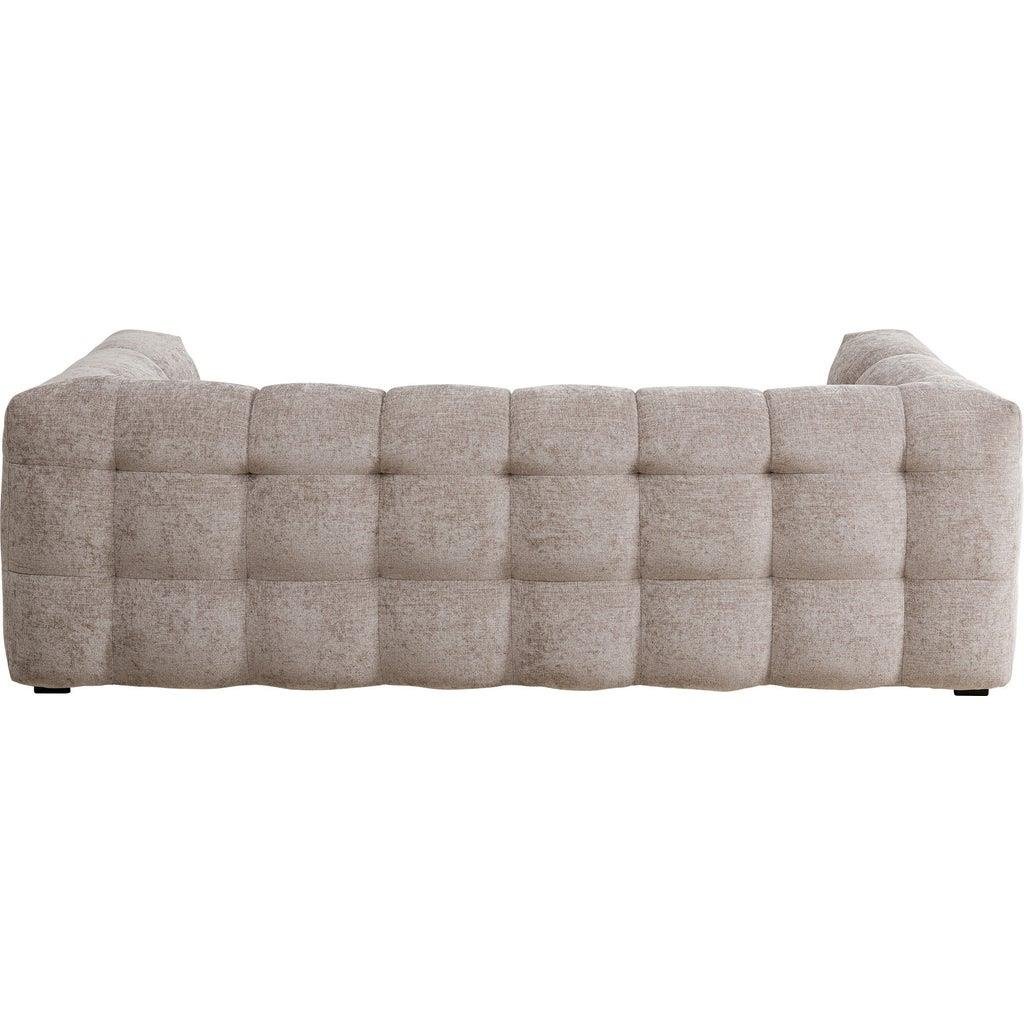 Kare Bank 3-zits Salamanca Grey 240cm