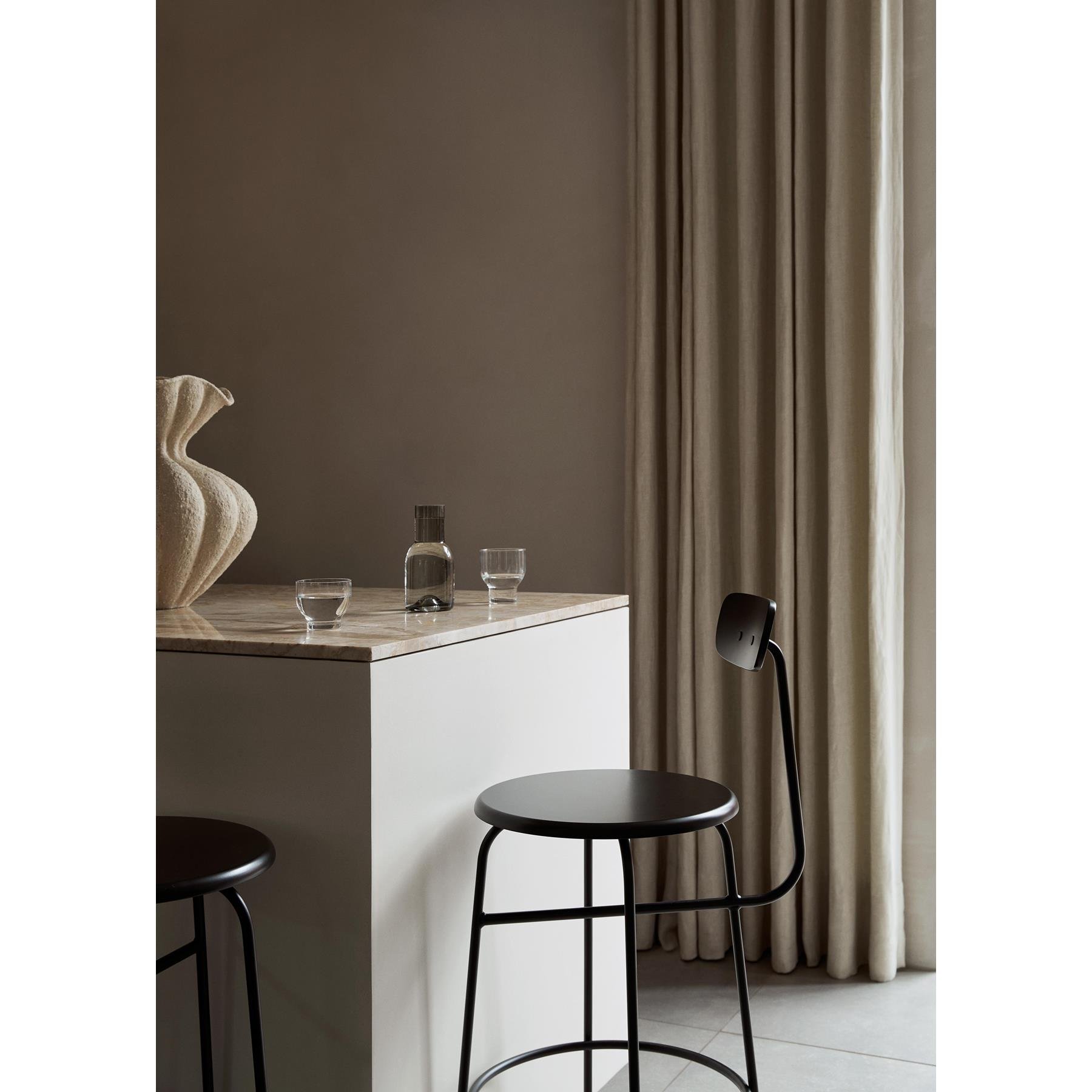 Audo Copenhagen Afteroom Counter barkruk H92 zitting Siërra 1001 zwart