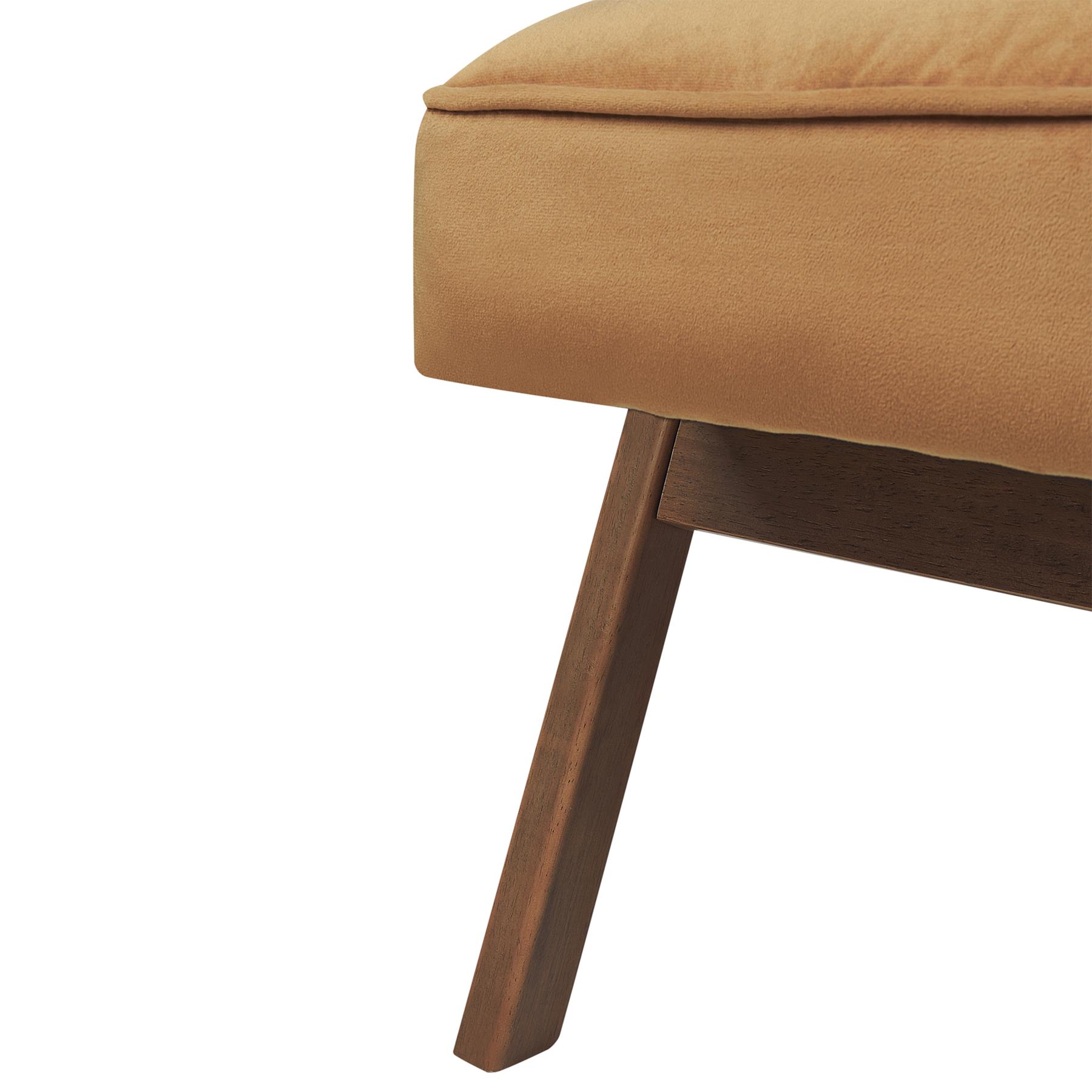 Beliani - KISA - Fauteuil - Bruin - Fluweel