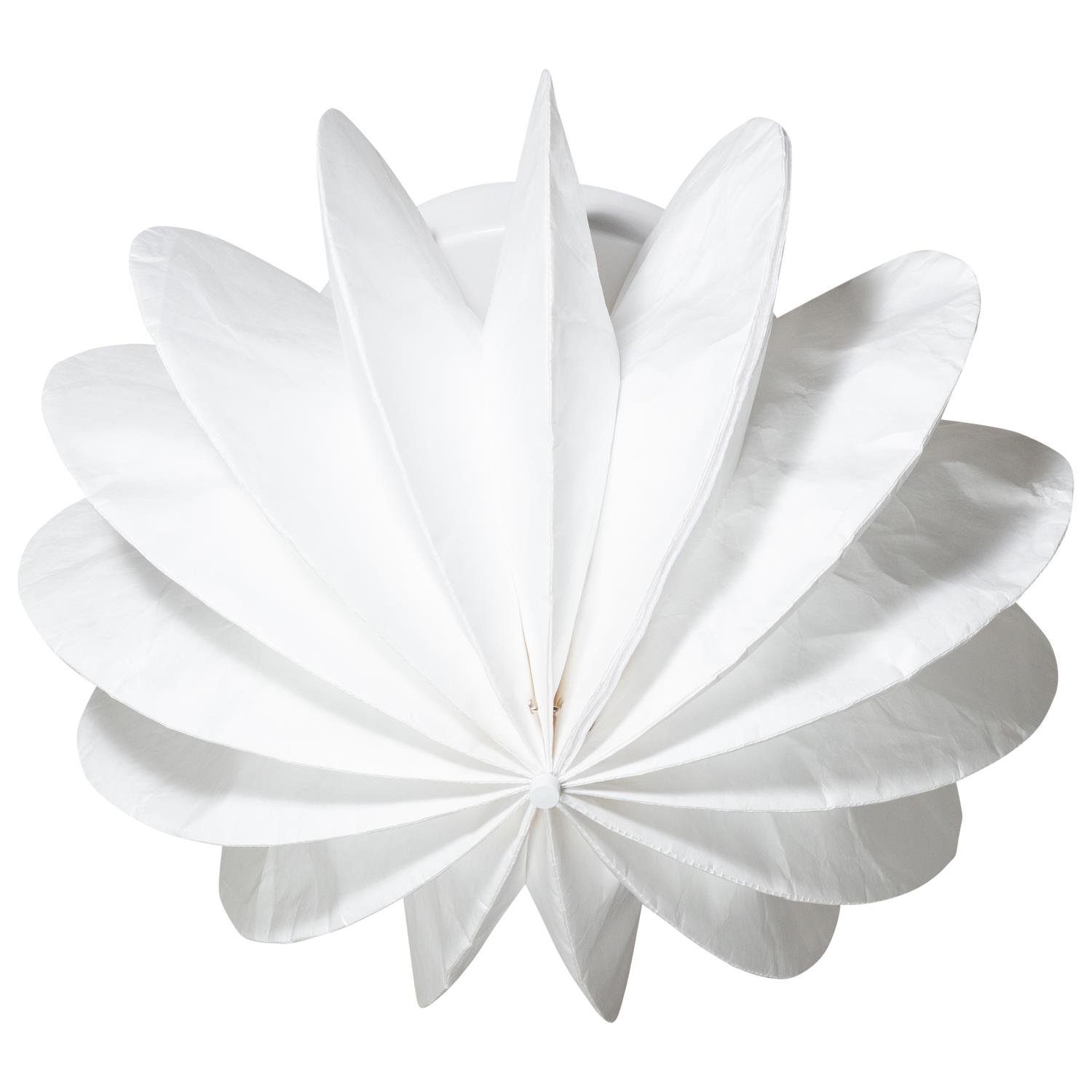 WOOOD Dalia plafondlamp - Papier - Wit - 28xØ40 cm