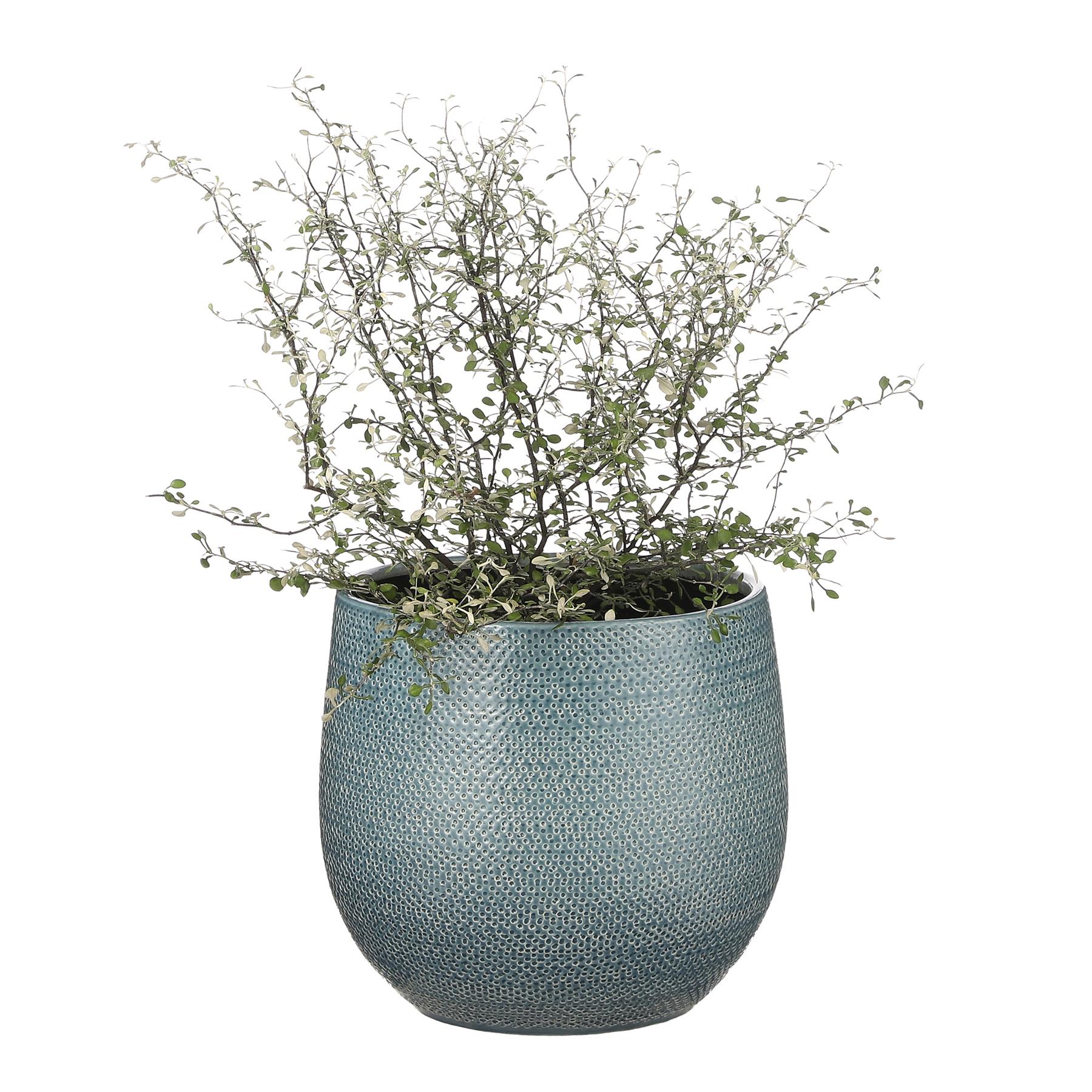 Mica Decorations Gabriel Bloempot Ø29 cm Blauw