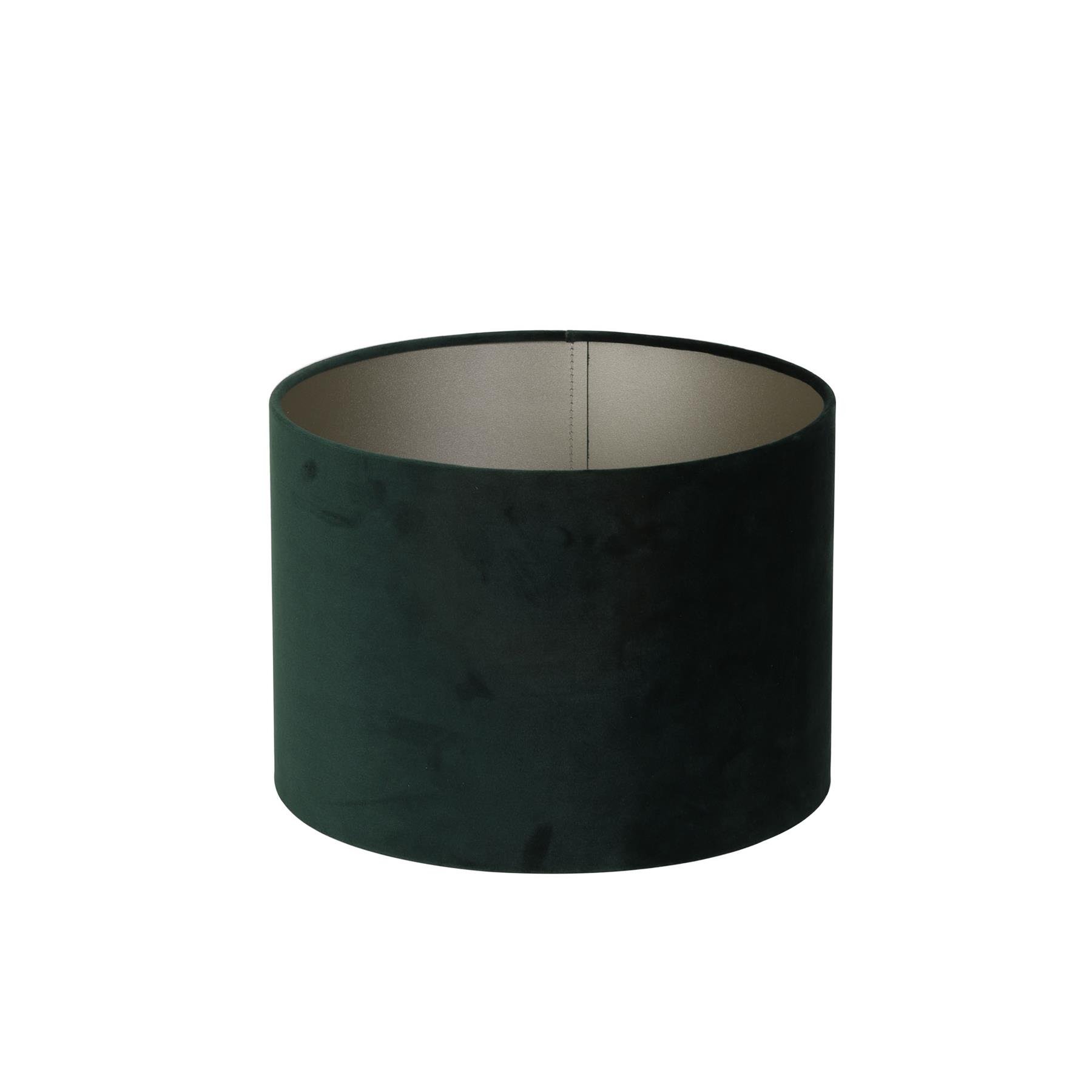 Light & Living Cilinder Lampenkap Velours - Dutch Green - Ø30x21cm