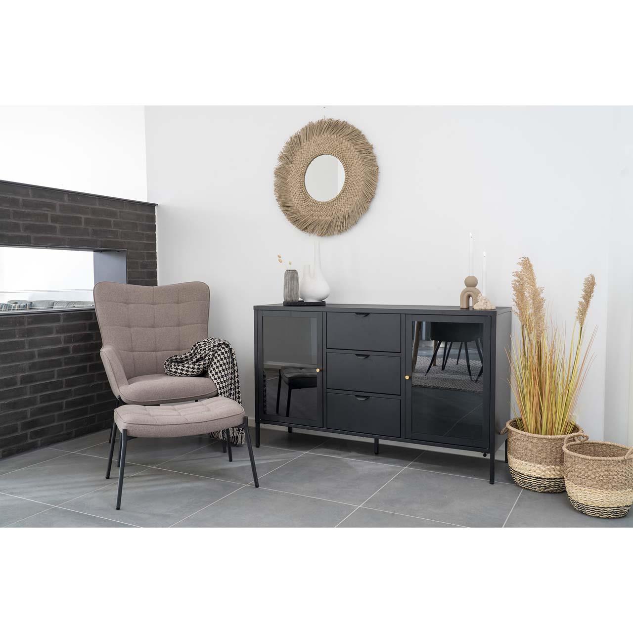 Lima Baskets - Baskets, seagrass, nature|brown|black set of 2