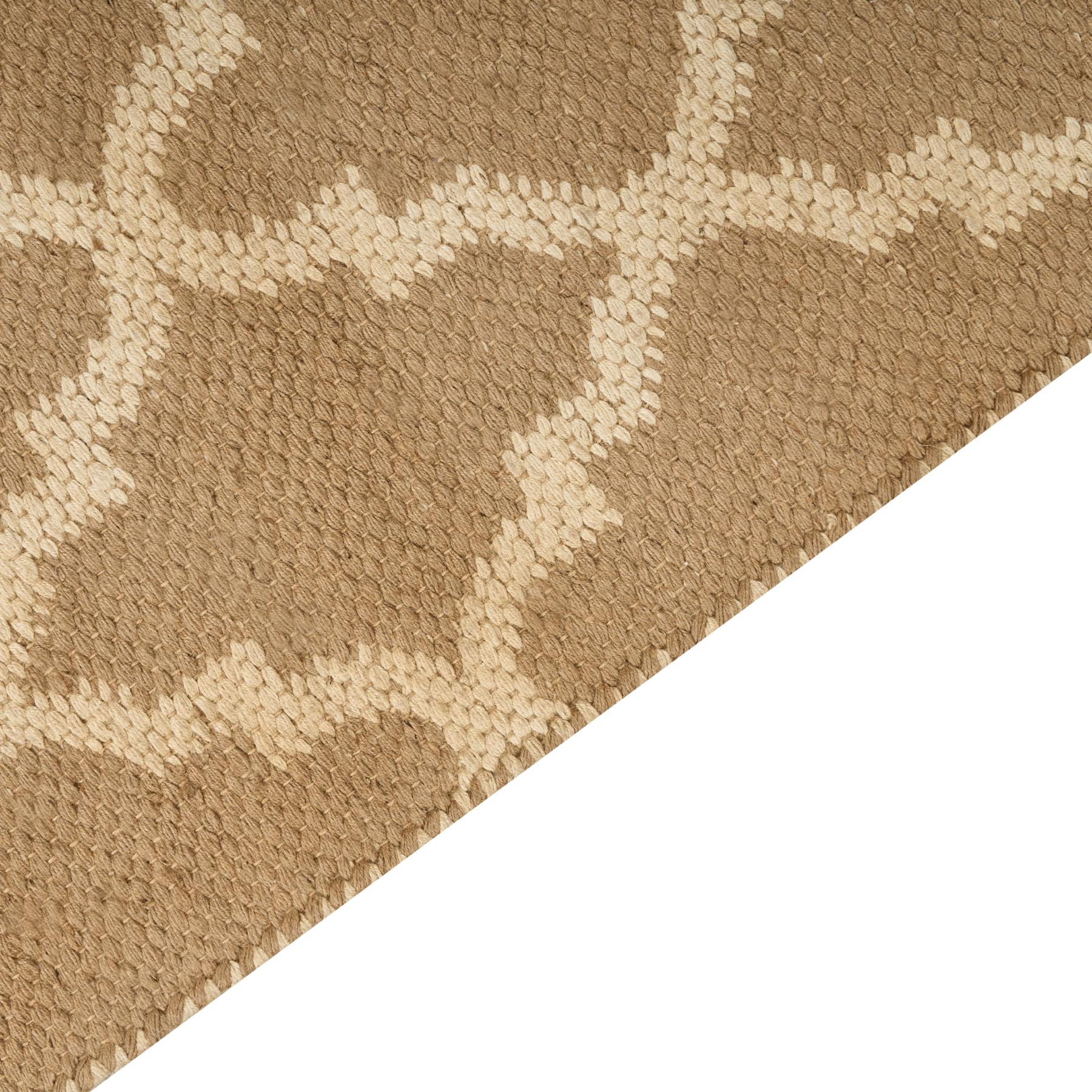 Beliani - MERMER - Laagpolig vloerkleed - Beige - 160 x 230 cm - Jute