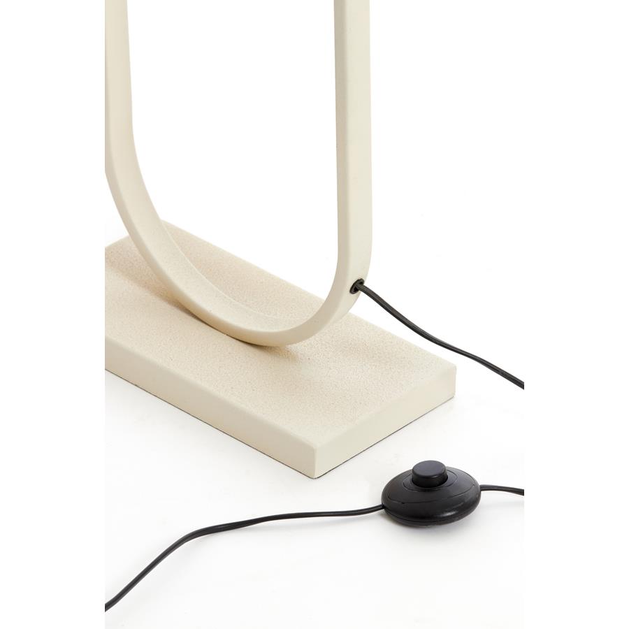 Light & Living Light&living Vloerlamp 30x15x142 cm JAMIRI crème