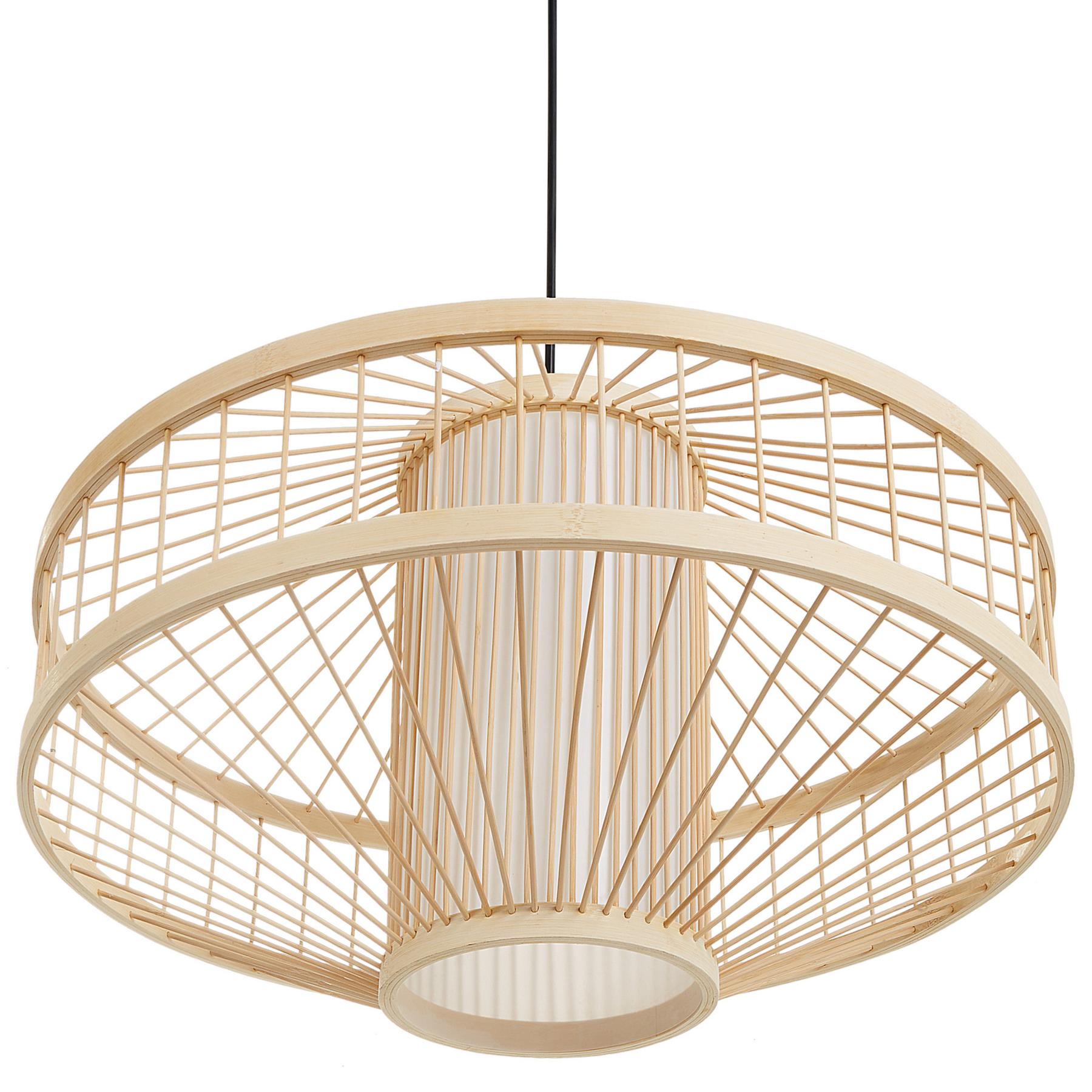 Beliani - KARAJ - Hanglamp - Natuurlijk - Bamboe