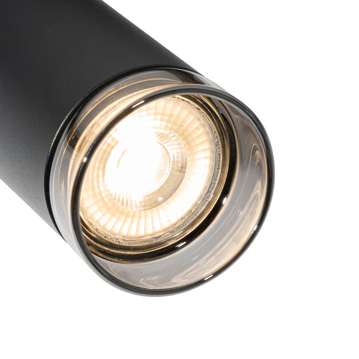 QAZQA Moderne spot met smoke ring voor railsysteem 1-fase GU10 50mm -