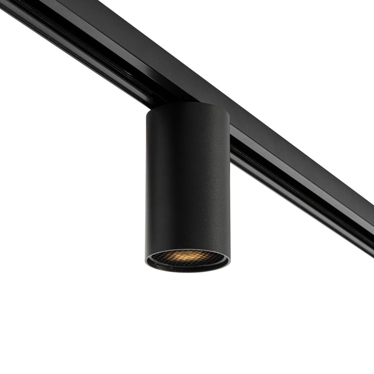 QAZQA Moderne spot zwart voor railsysteem 1-fase GU10 35mm - Iconic