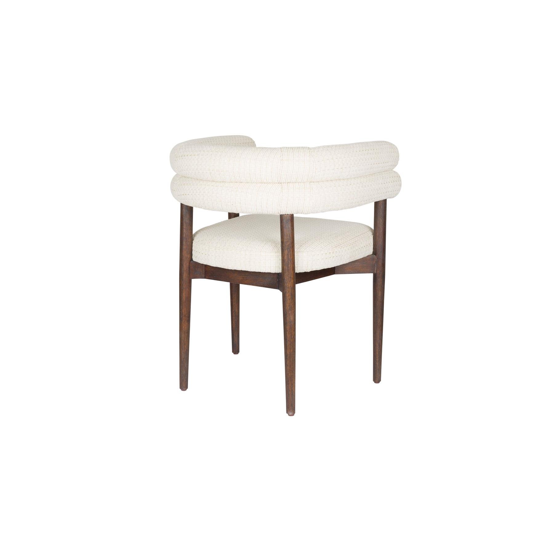 Dutchbone Sela Eetkamerstoel Off White
