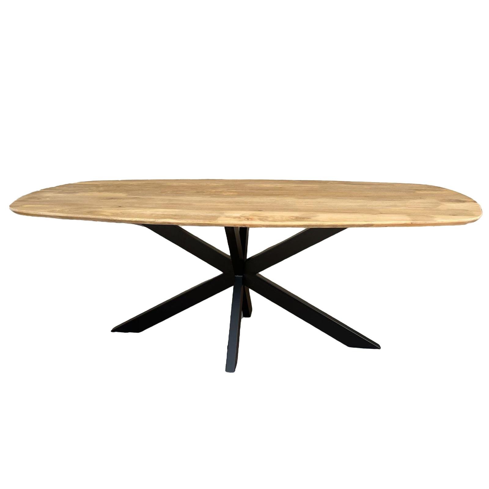 by fonQ Xane Eettafel 180 x 90 cm - Mangohout