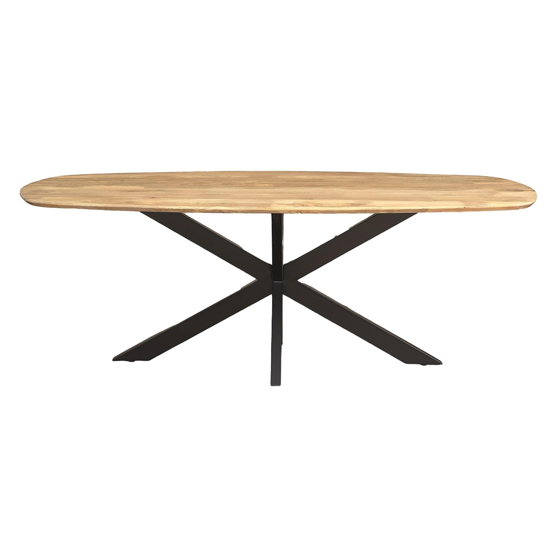 by fonQ Xane Eettafel 160 x 90 cm - Mangohout