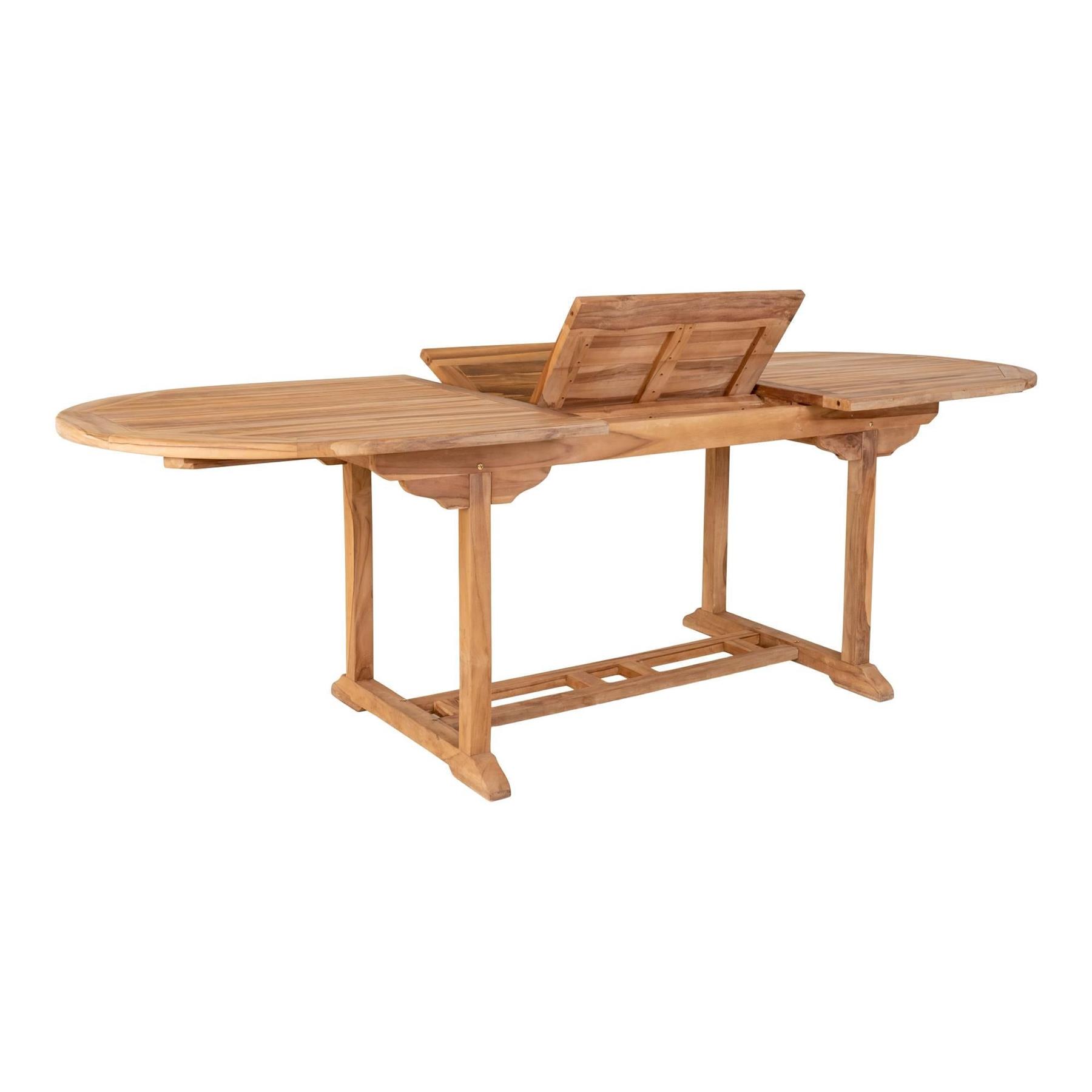 House Nordic Salamanca Uitschuifbare Eettafel 180 -240 cm Teak