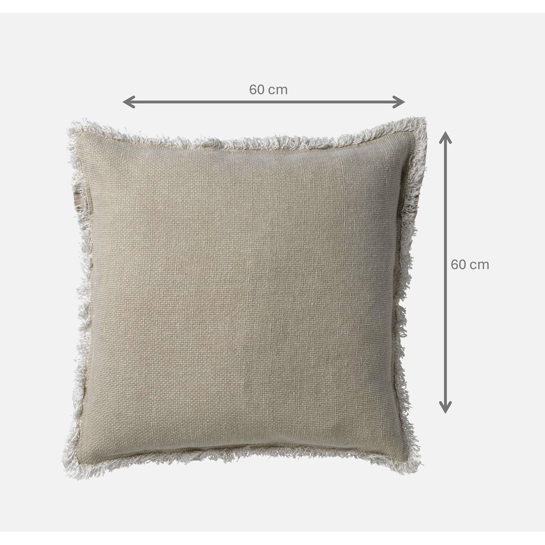 Dutch Decor kussenhoes BURTO - 60x60 cm Pumice Stone