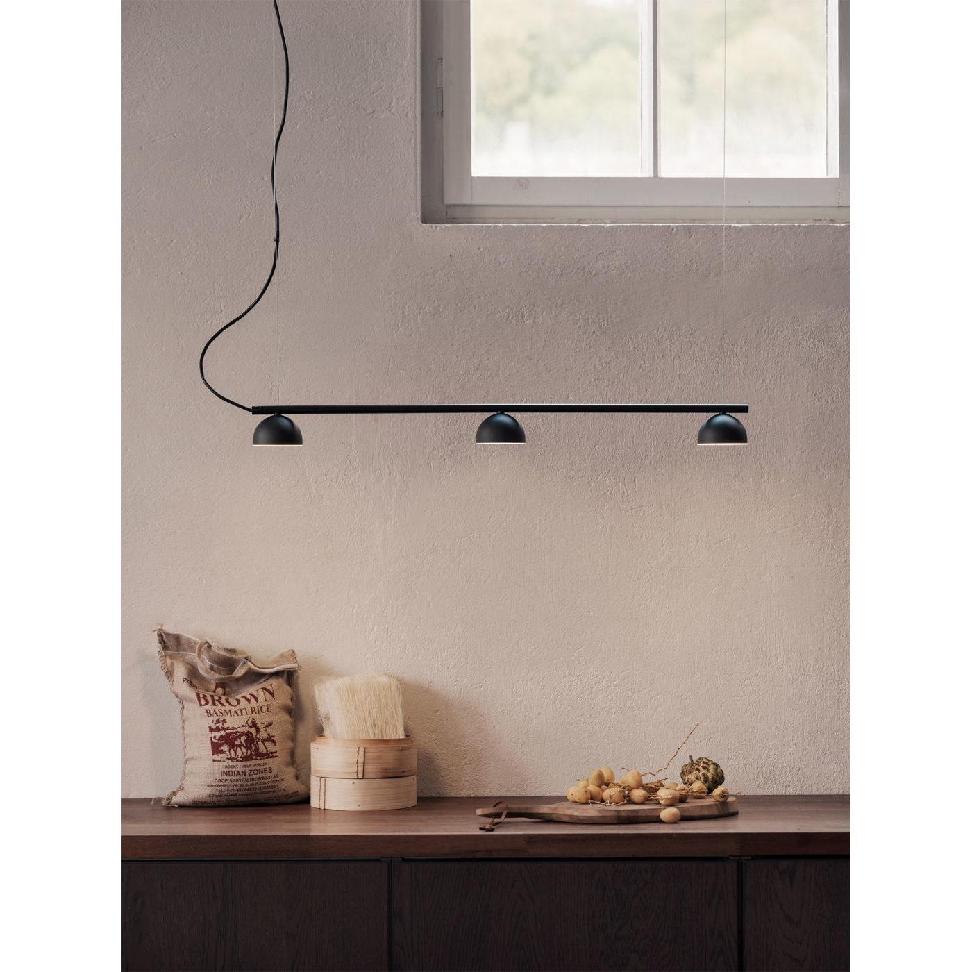 Northern Blush Rail 3 hanglamp LED zwart