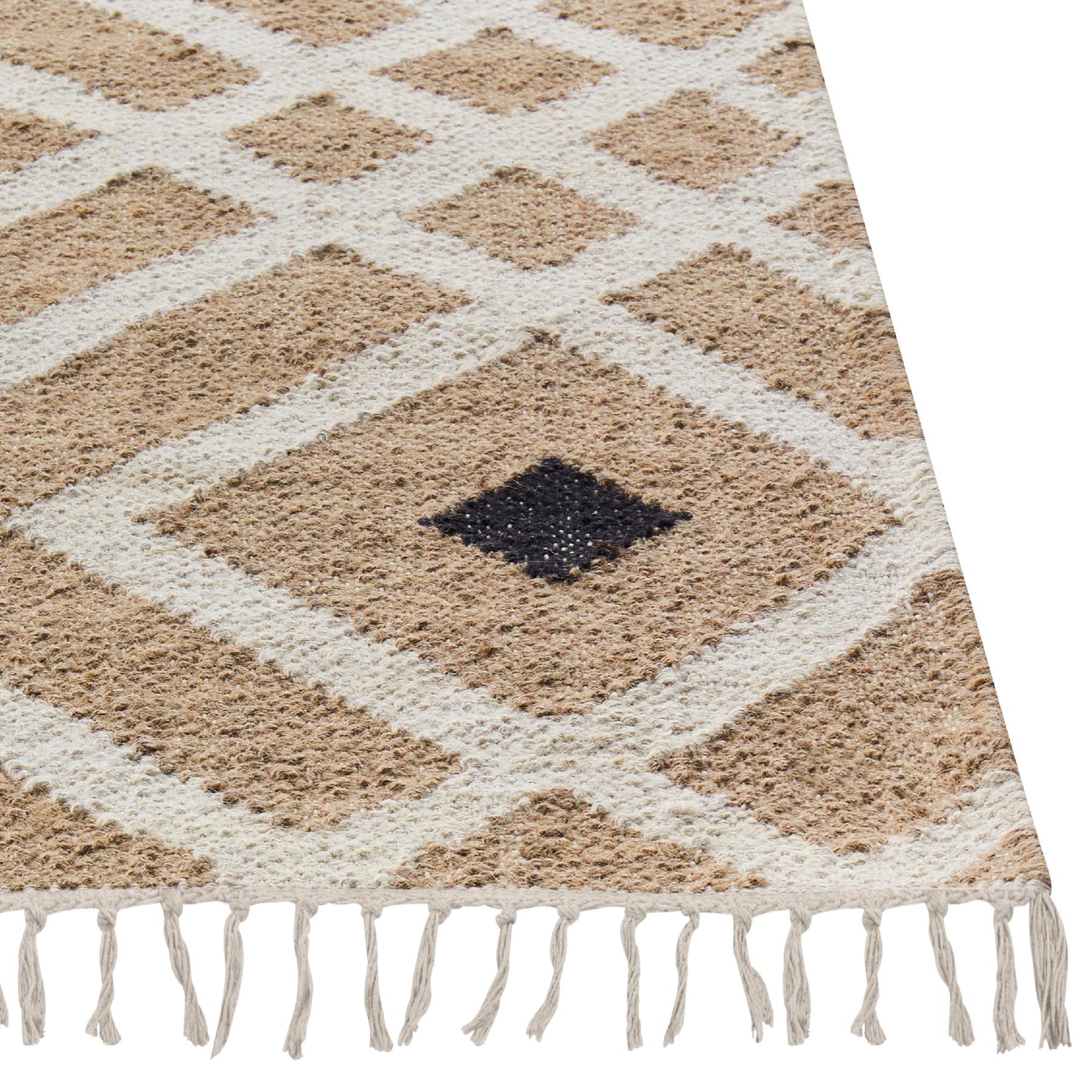 Beliani - ESENCIK - Laagpolig vloerkleed - Beige - 160 x 230 cm - Jute