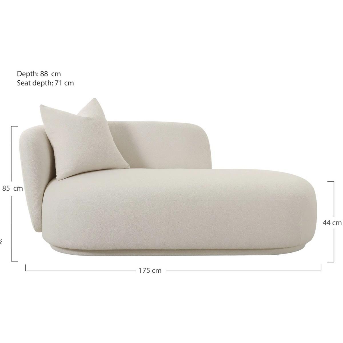 House Nordic Mykonos Natural Daybed met Kussen