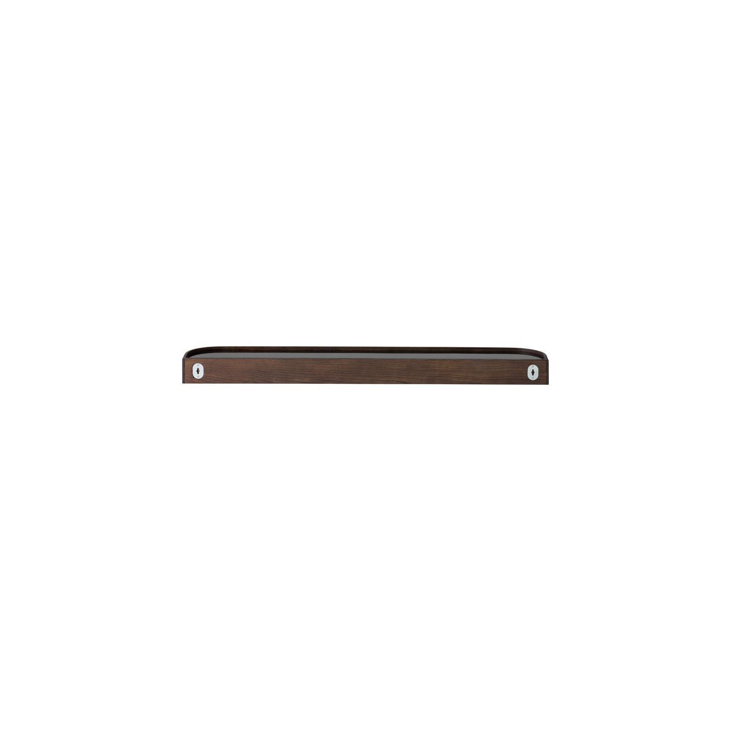 Audo Copenhagen Epoch 115 wandkapstok met plank donker eiken|zwart