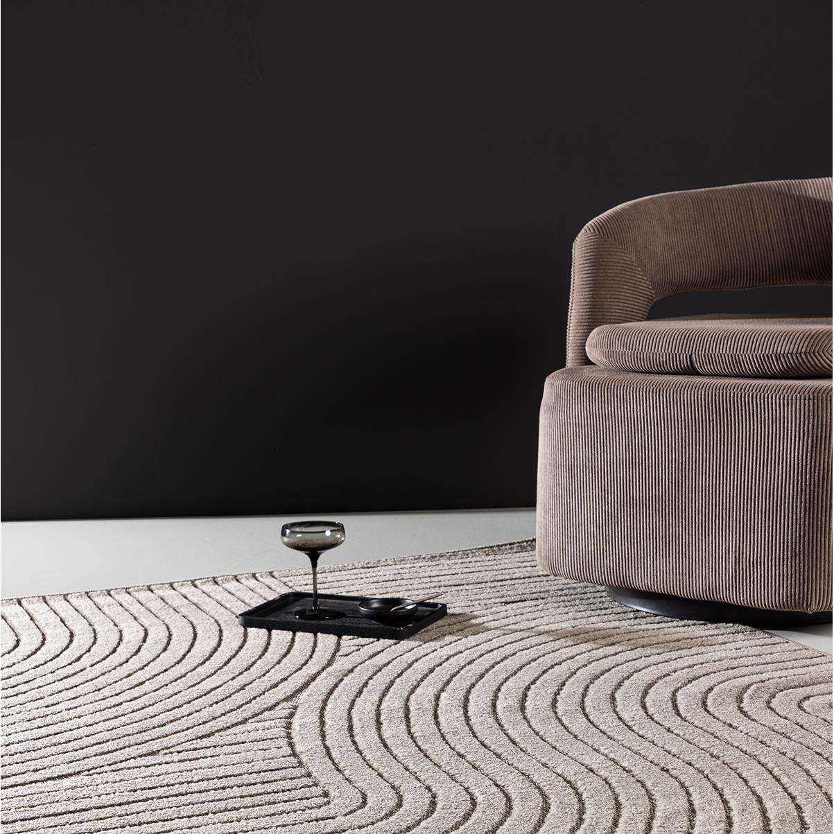 Nest living Misha Rechthoekig Vloerkleed 290 x 200 cm - Bruin