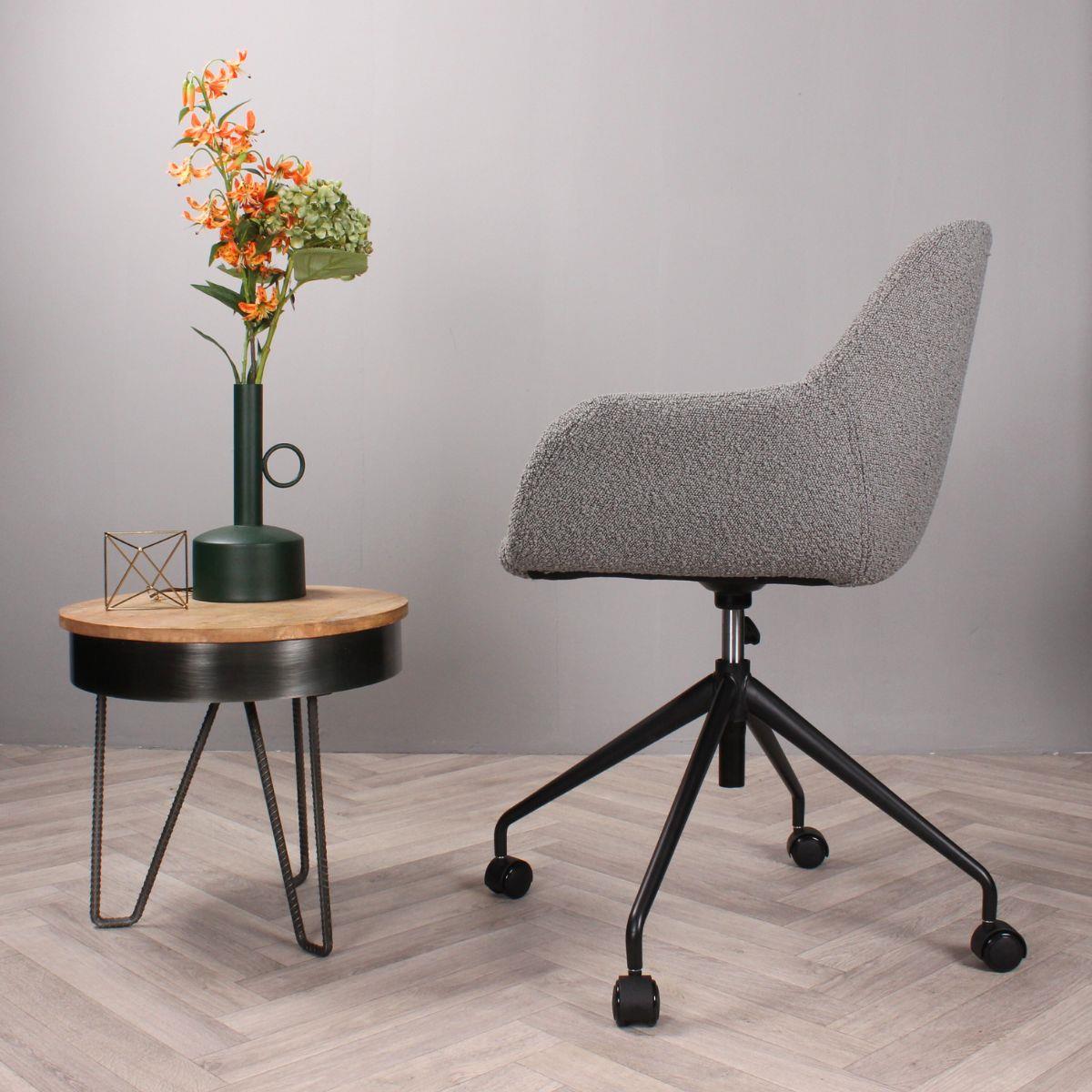 DS4U Milan bureaustoel bouclé - grijs