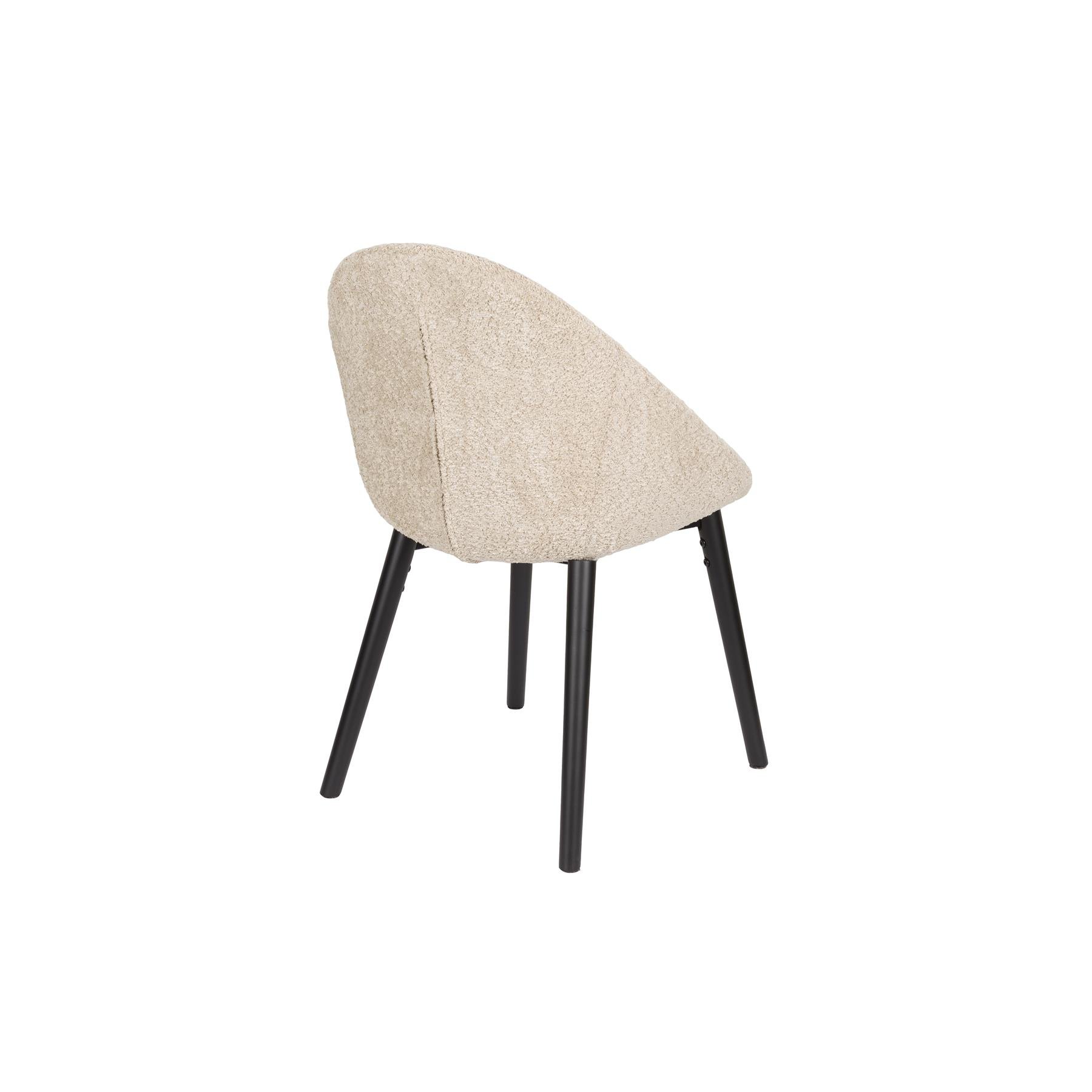 Dutchbone Fenna Eetkamerstoelen Beige - Set van 2