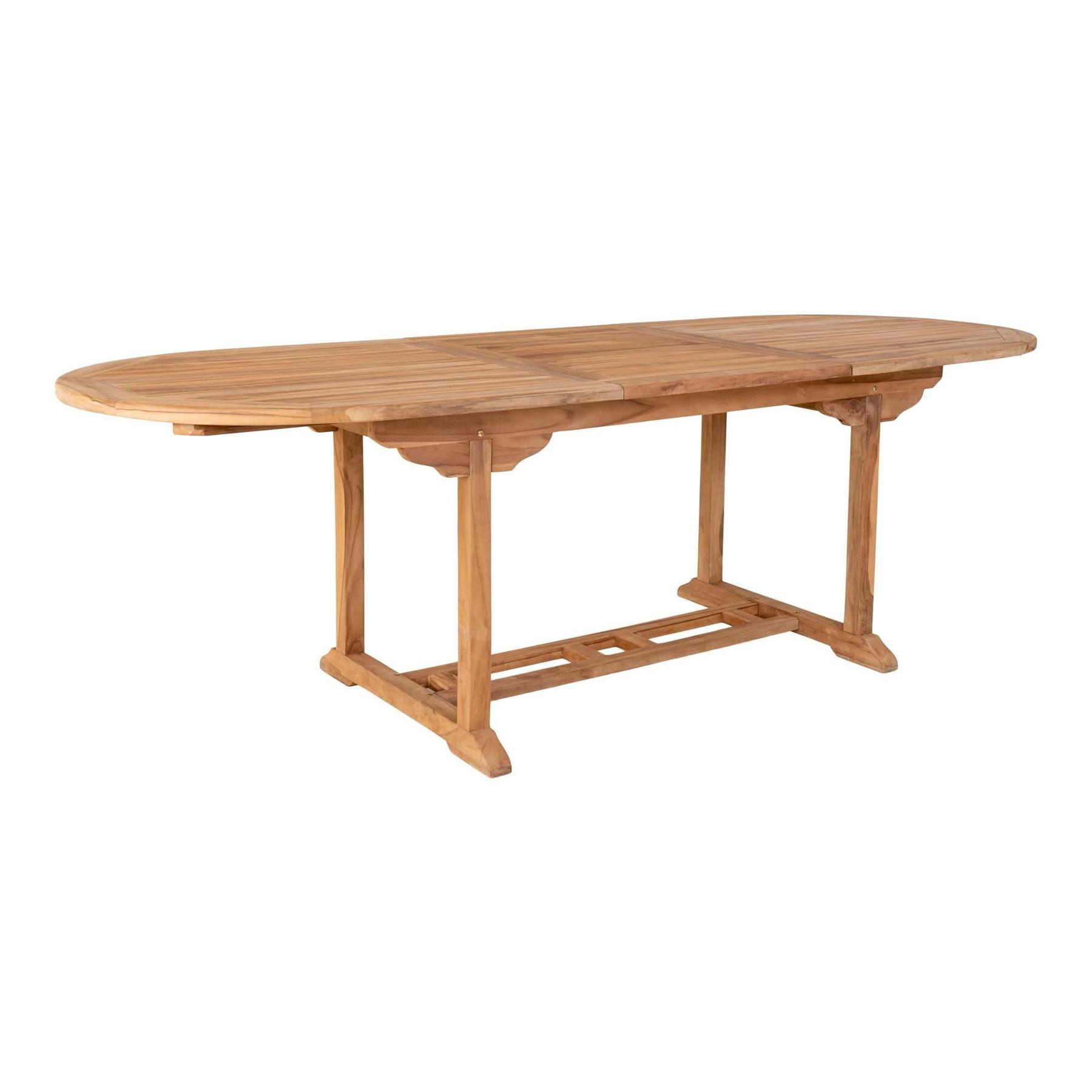 House Nordic Salamanca Uitschuifbare Eettafel 180 -240 cm Teak