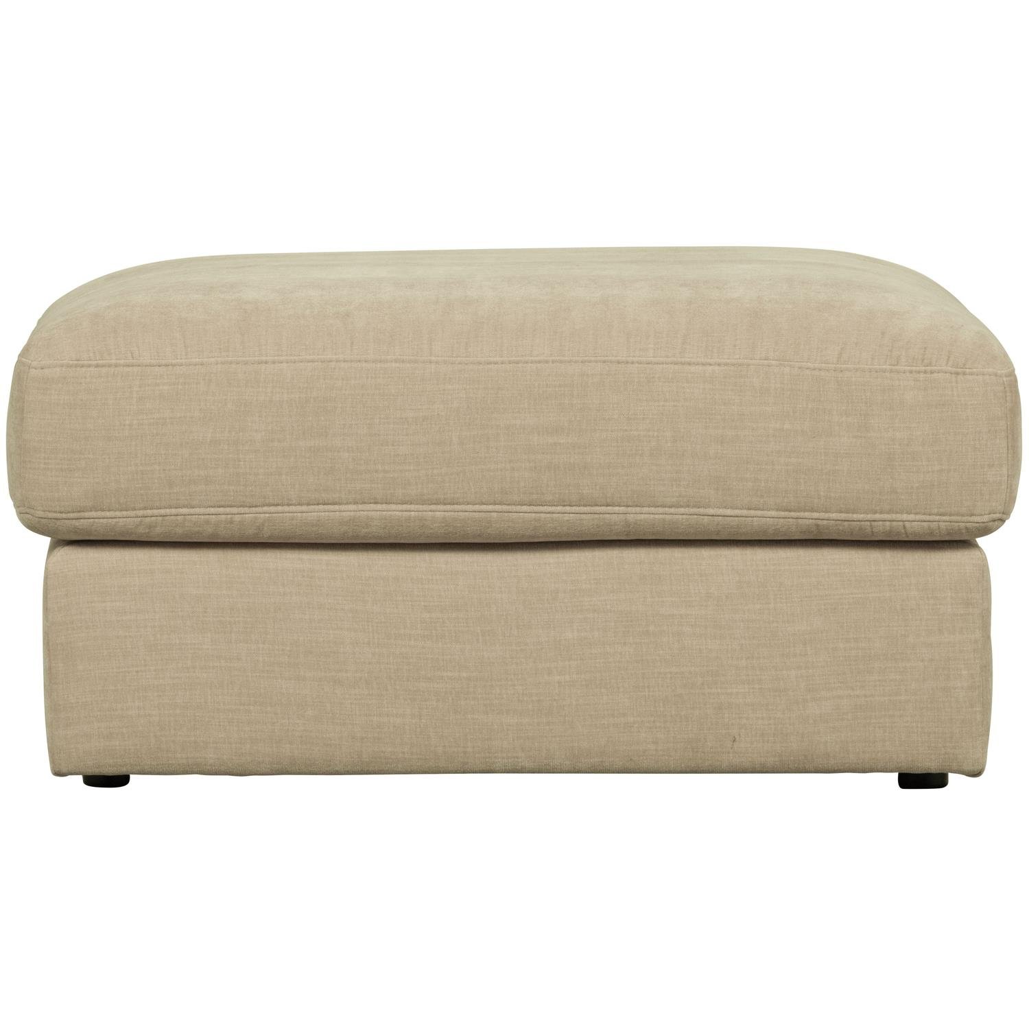 vtwonen Family Hocker - Polyester - Zand - 43x90x98