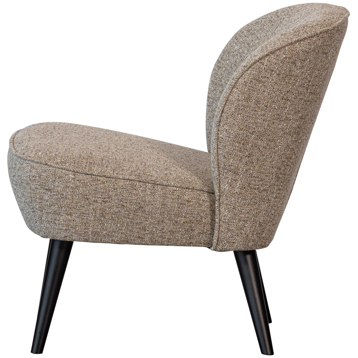 WOOOD Fauteuil Sara - Polyester - Naturel - 71x59x70