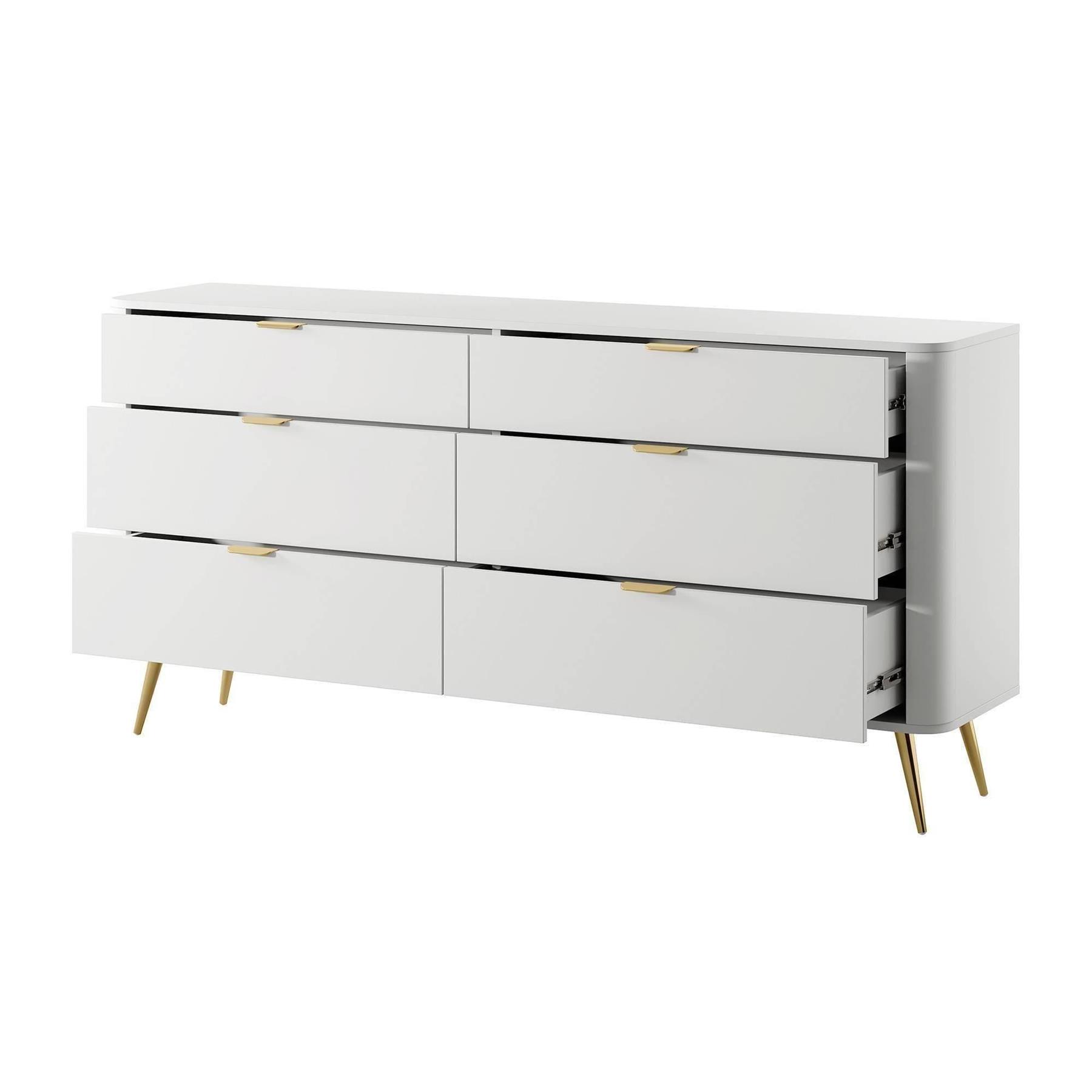 NADUVI Collection Dressoir Olivia 6 lades