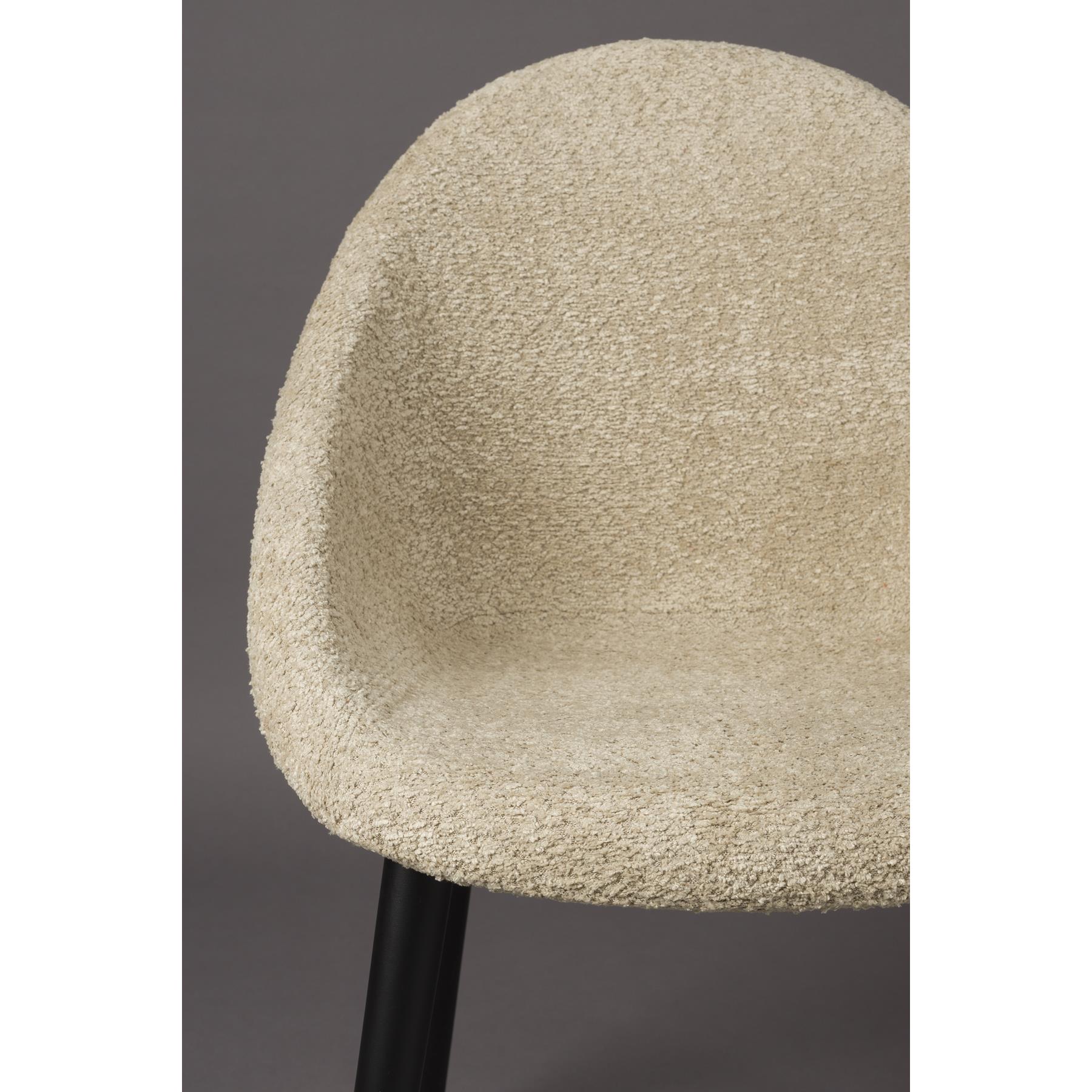Dutchbone Fenna Eetkamerstoelen Beige - Set van 2