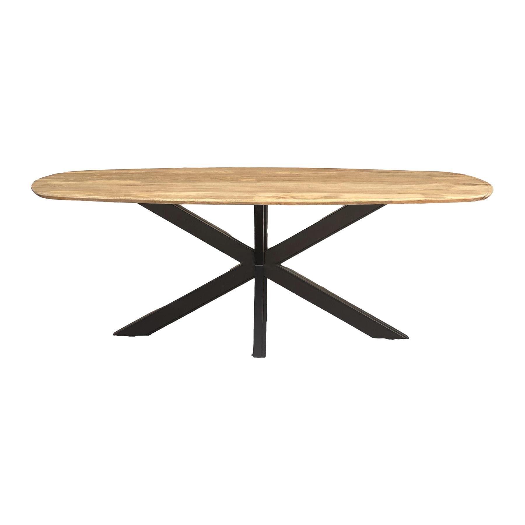 by fonQ Xane Eettafel 180 x 90 cm - Mangohout