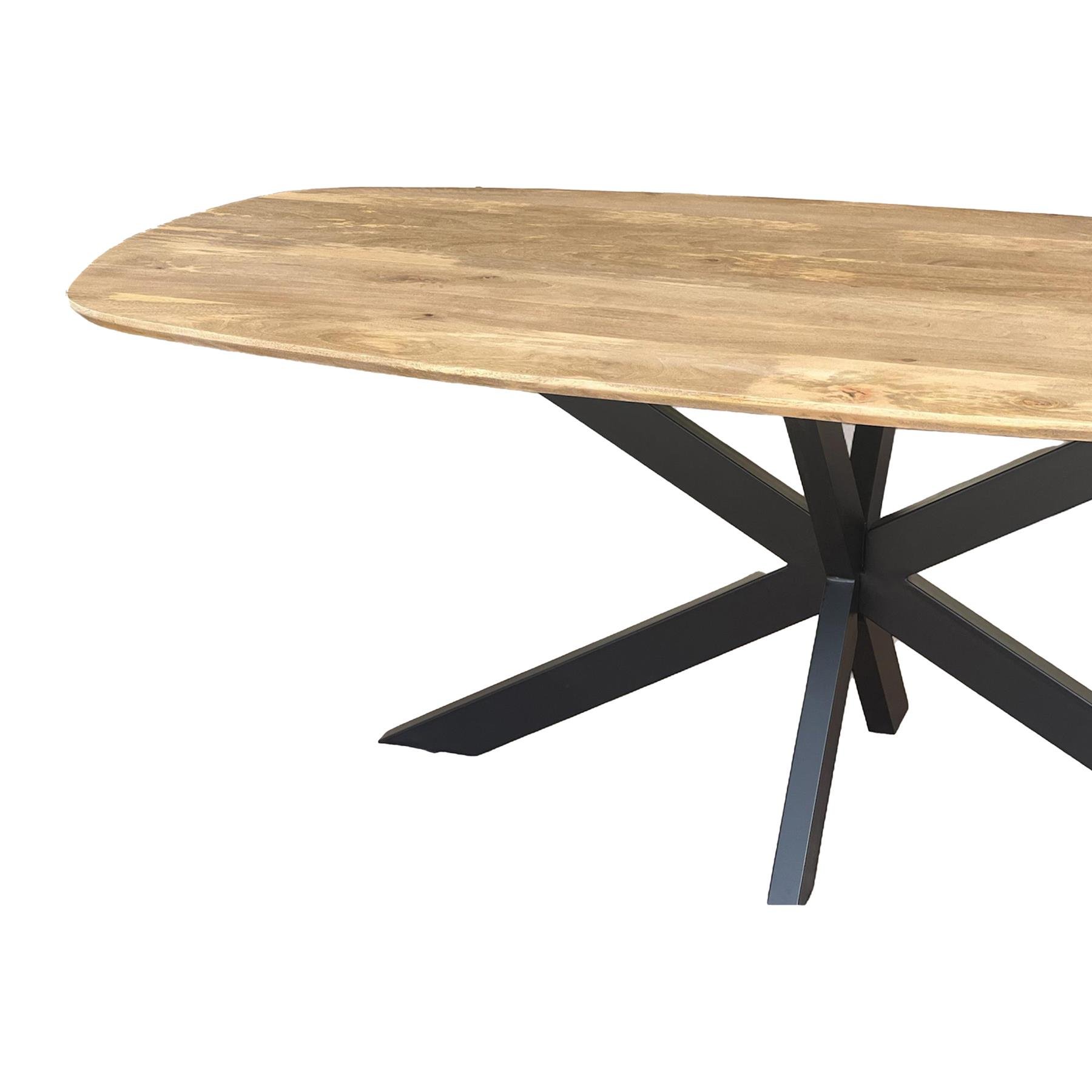 by fonQ Xane Eettafel 180 x 90 cm - Mangohout