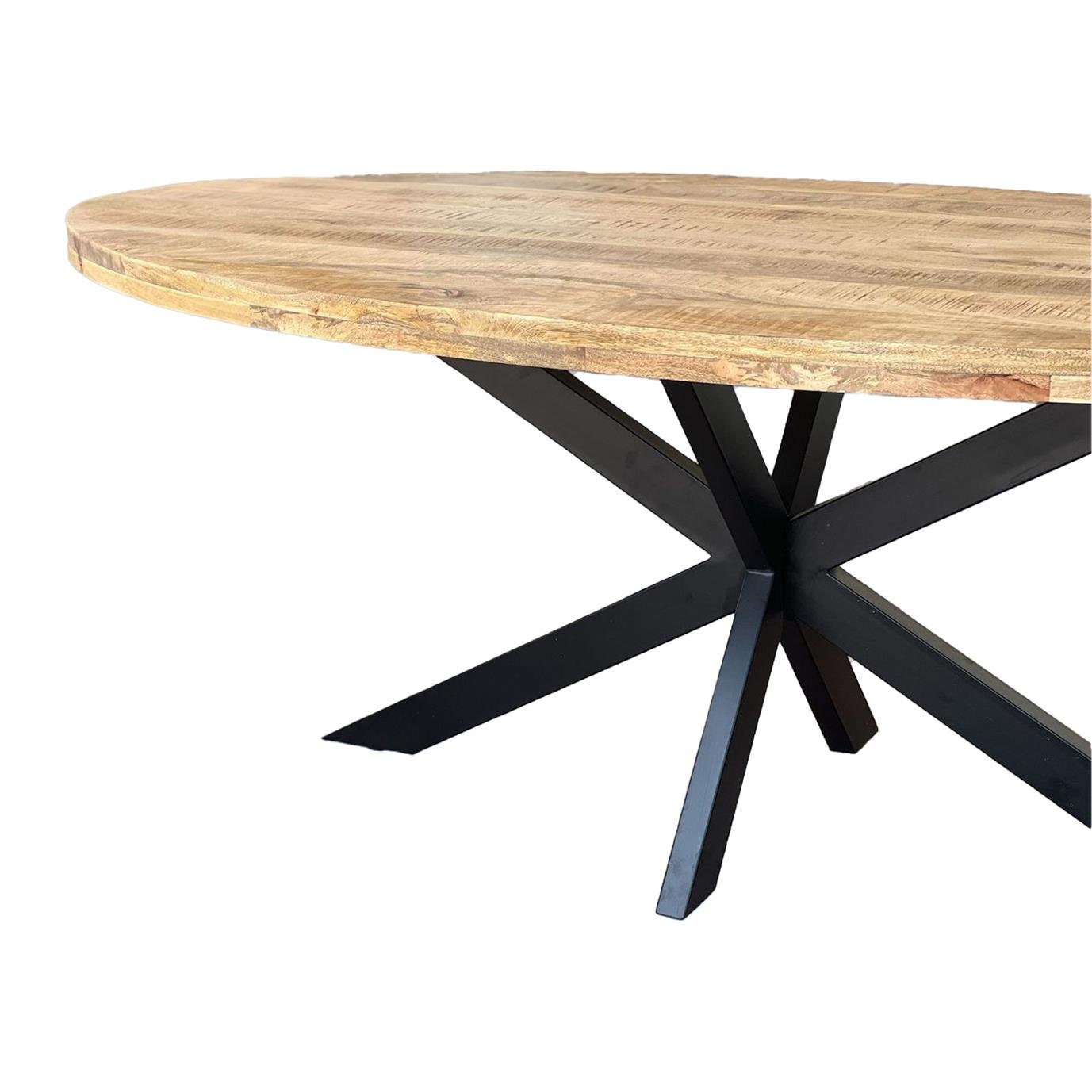by fonQ Tova Eettafel 210 x 100 cm - Mangohout