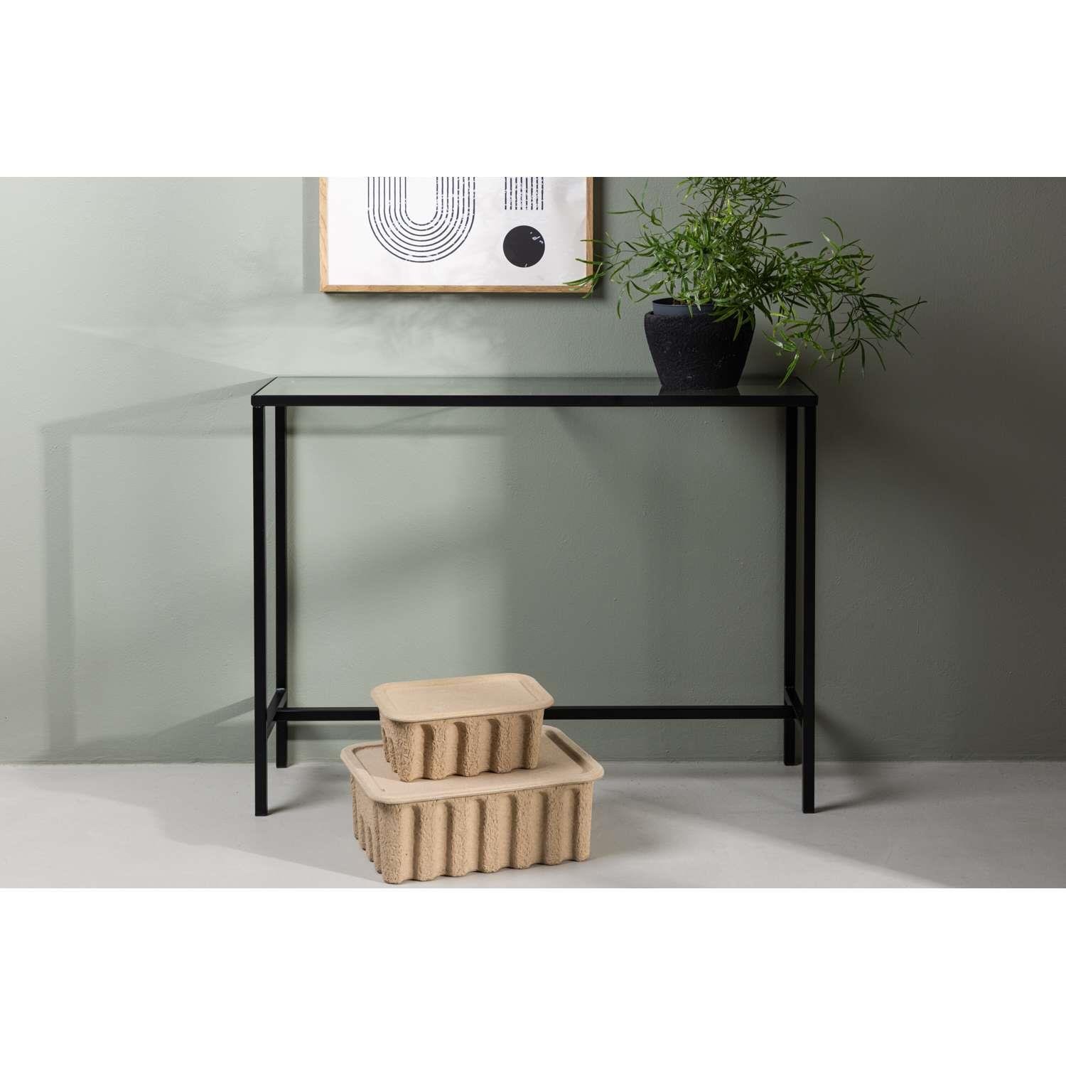 Venture Home Dipp Bijzettafel 100 x 30 - Zwart