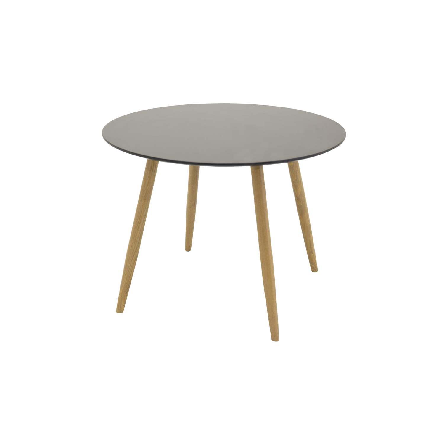 Venture Home Plaza Eettafel ⌀100 - Zwart