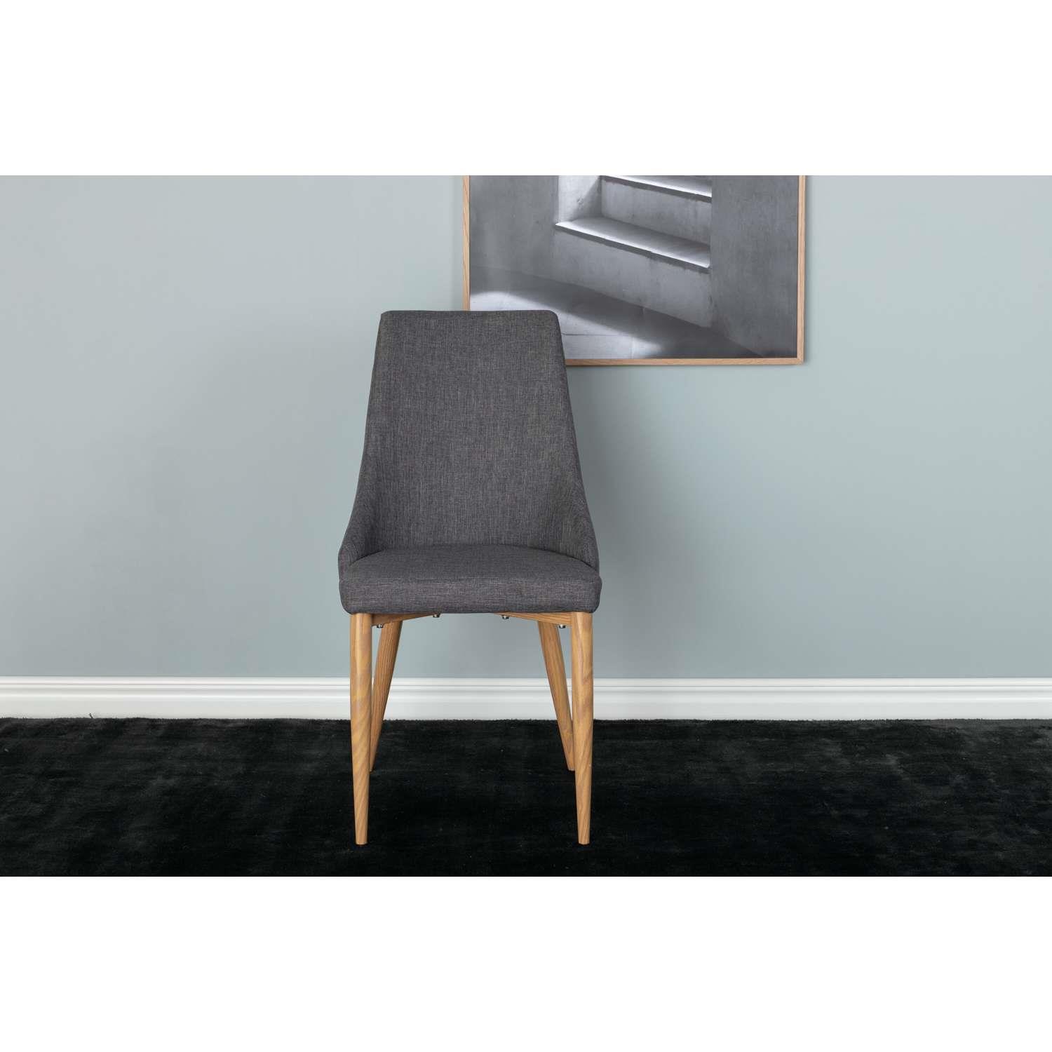 Venture Home Leone Stoel 63 x 91 x 46,5 - Donkergrijs