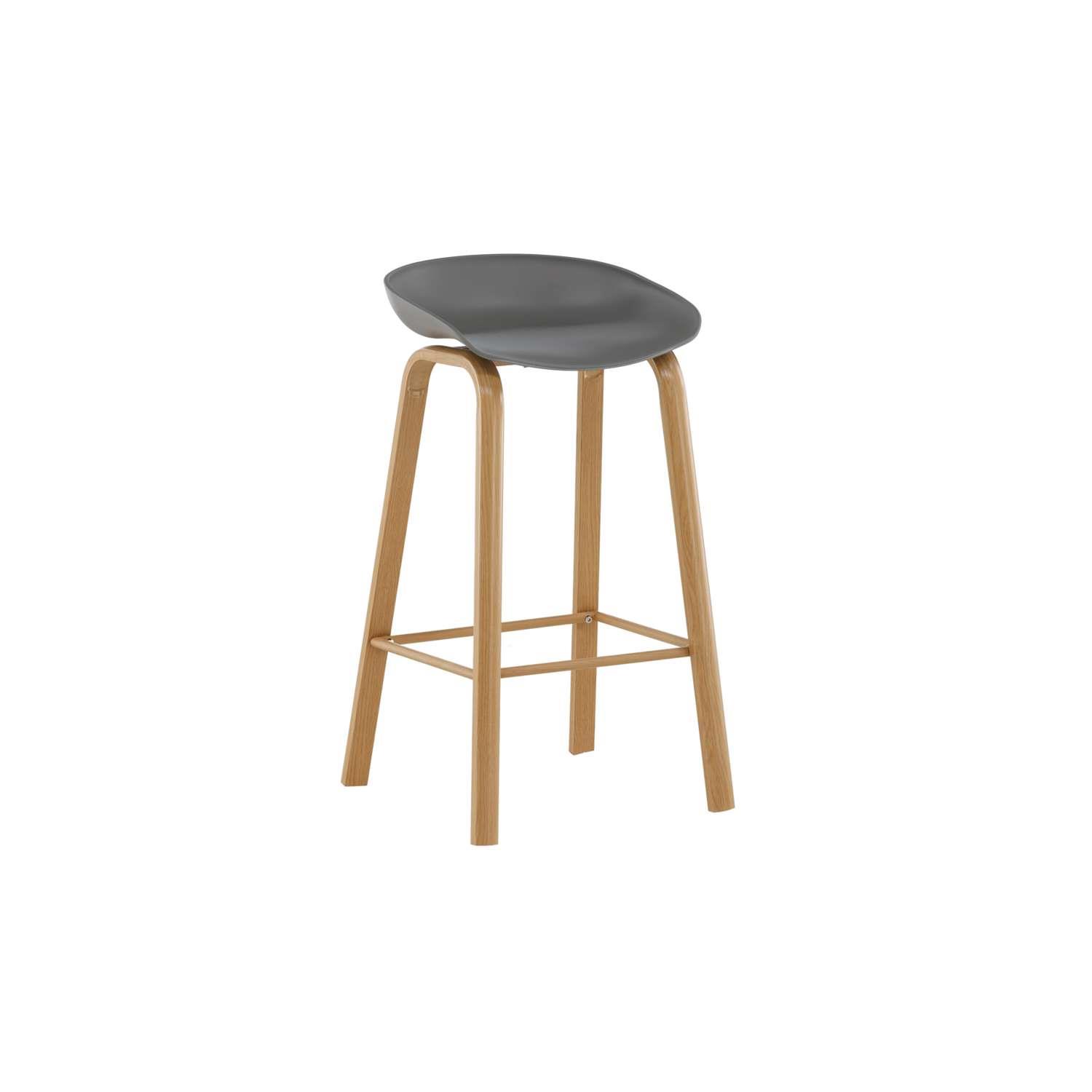 Venture Home Decatur Stoel 53 x 83,5 x 43,5 - Grijs - 2-pack