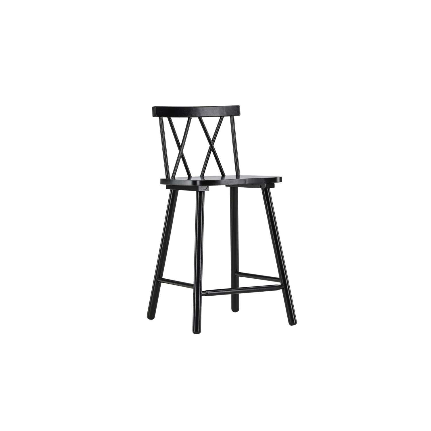 Venture Home Mollöström Stoel 44 x 90 x 43 - Zwart - 2-pack