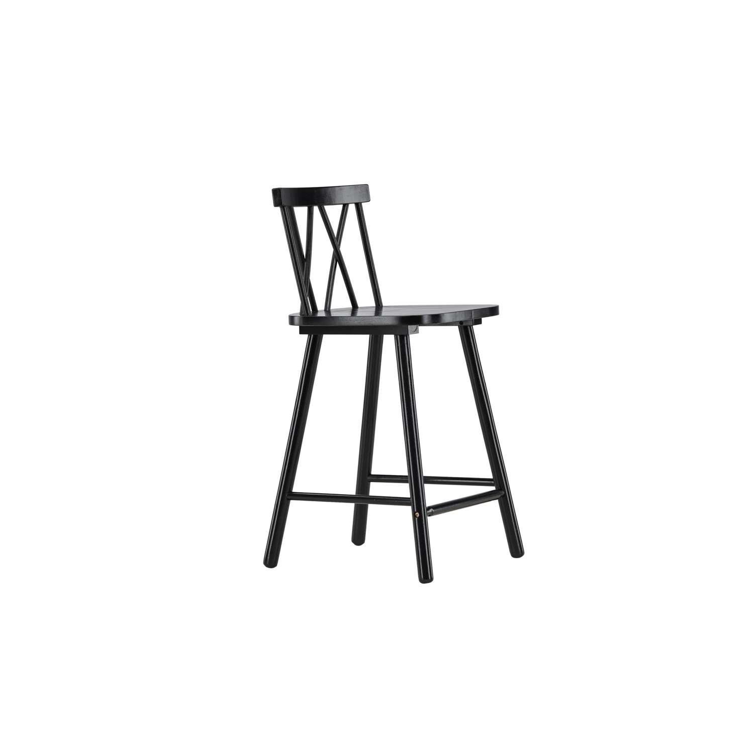 Venture Home Mollöström Stoel 44 x 90 x 43 - Zwart - 2-pack