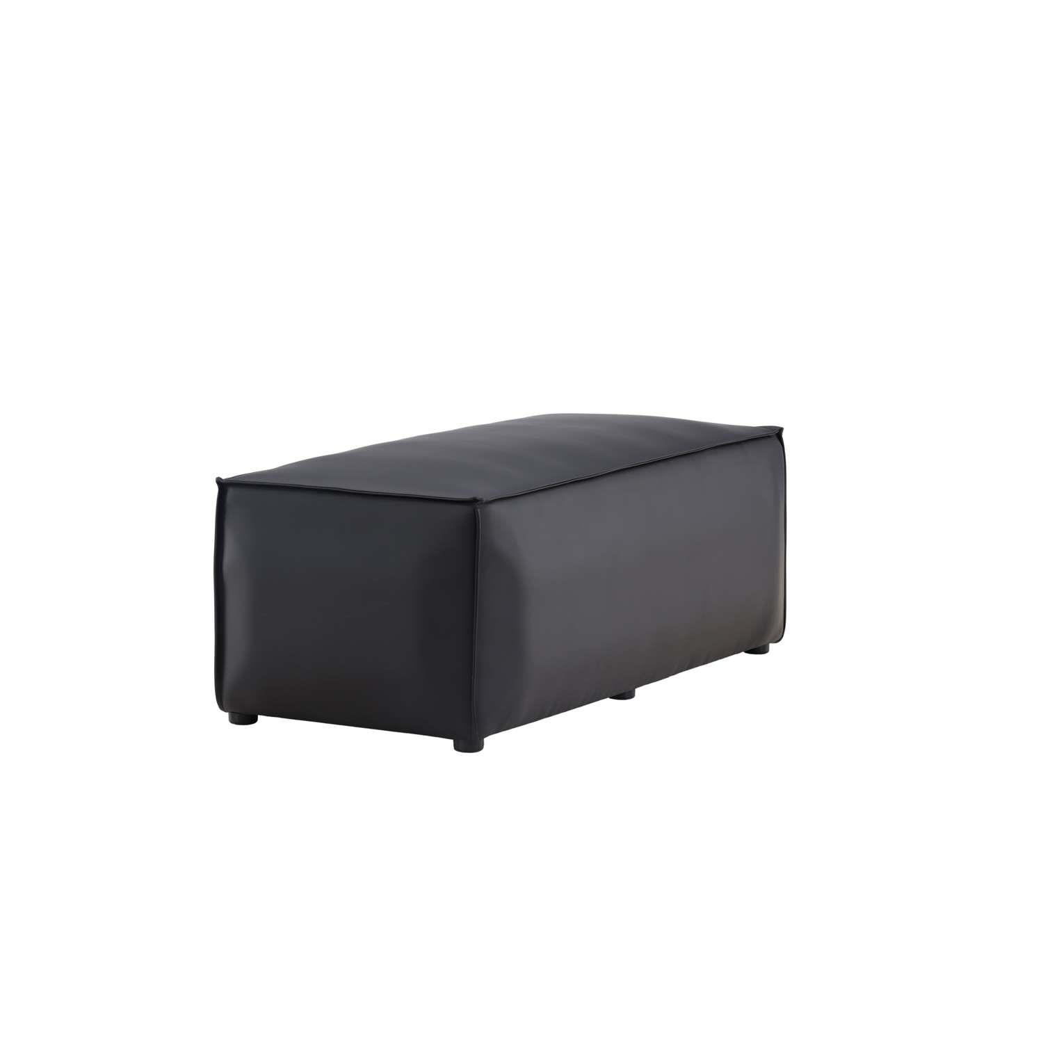 Venture Home Palermo Hocker | Poef 119 x 46,5 x 59 - Zwart