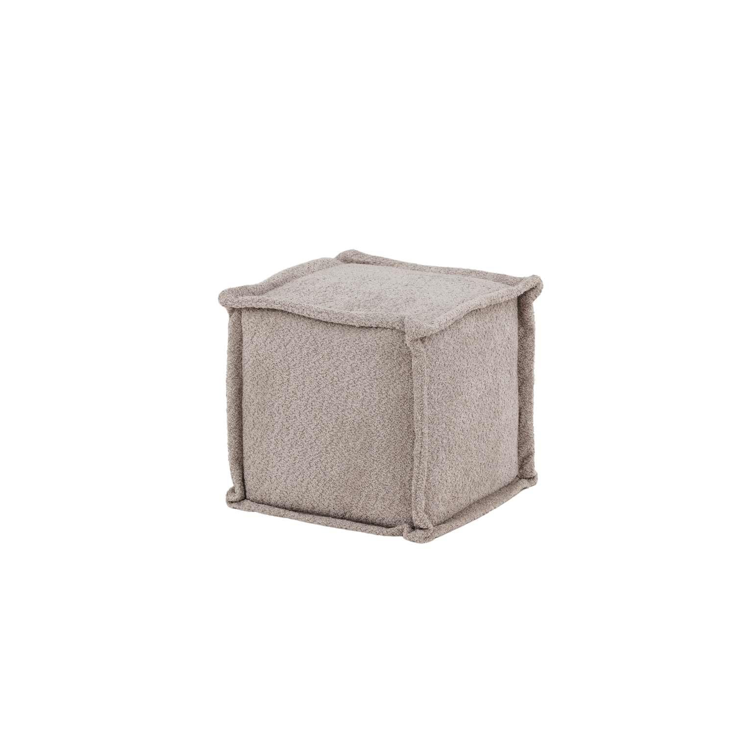Venture Home Castine Hocker | Poef 40 x 38 x 40 - Lichtgrijs