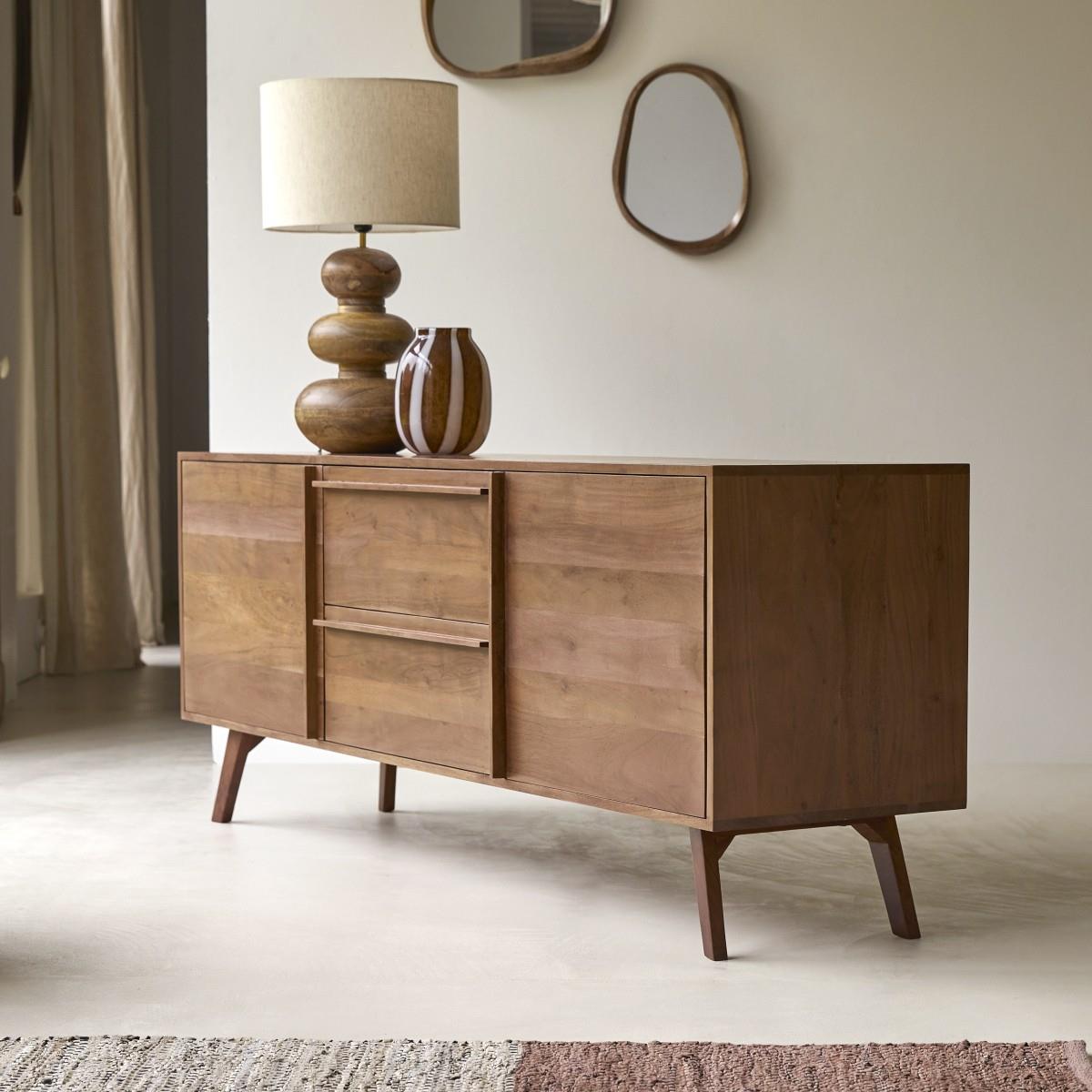 Tikamoon - Dressoir Niels van acaciahout 175 cm