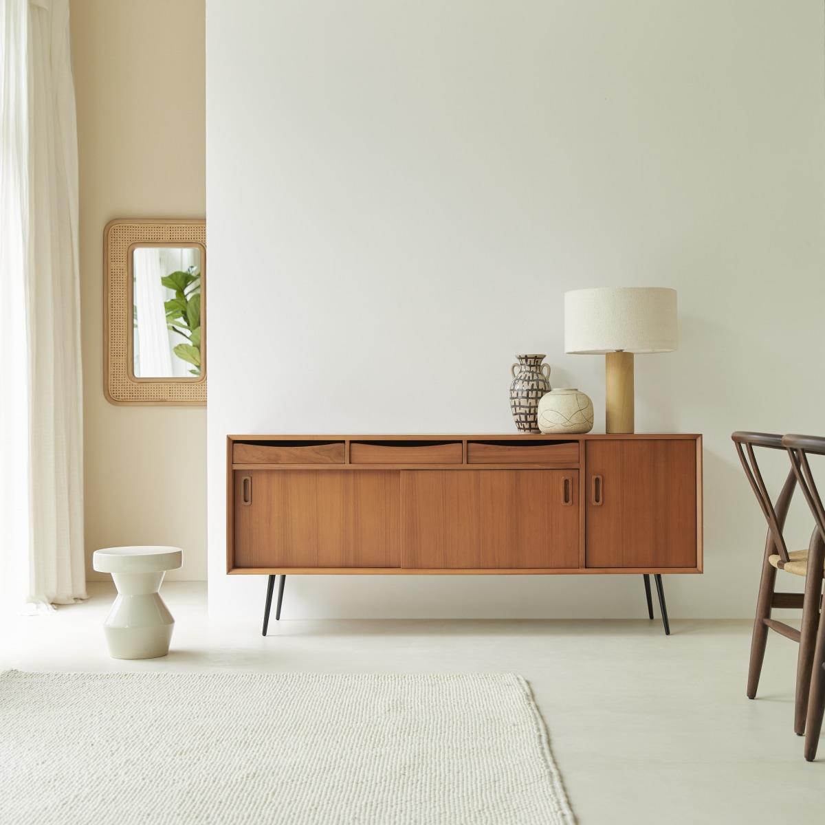 Tikamoon - Simen - Teakhouten dressoir 170 cm