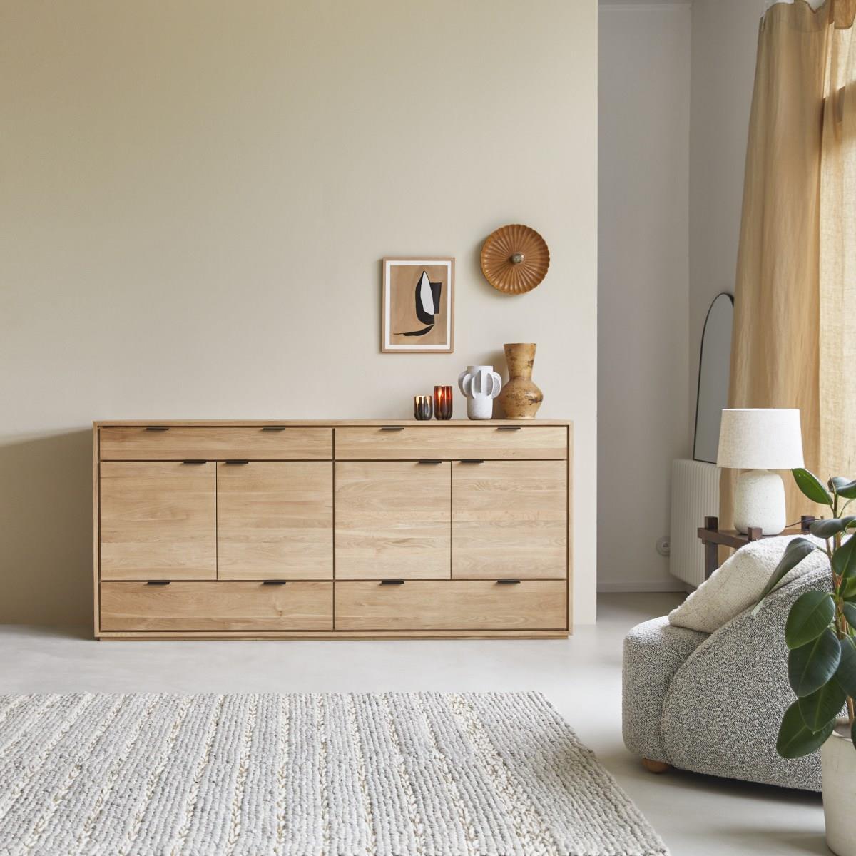 Tikamoon - Senson - Massief eikenhouten buffet 200 cm