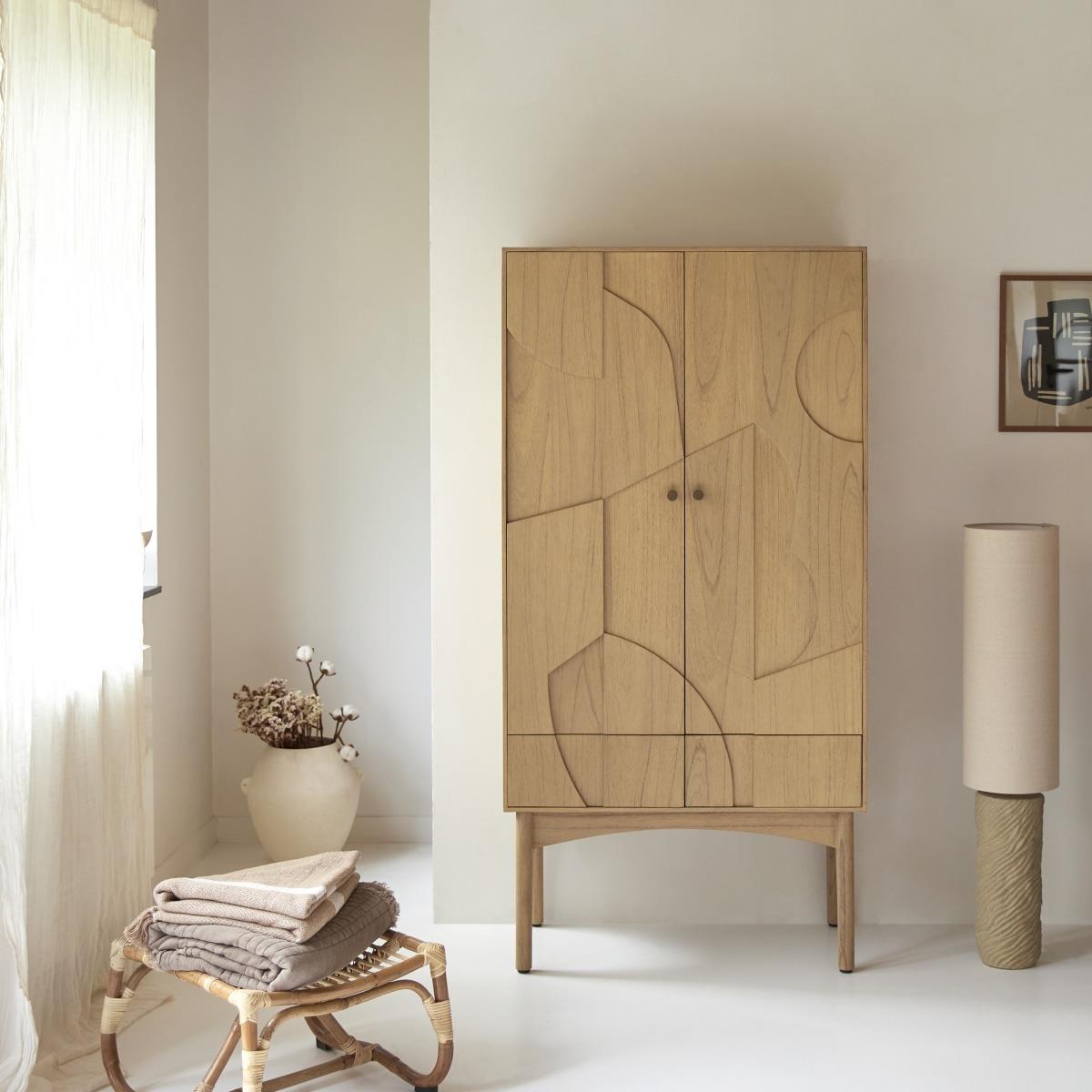 Tikamoon - Otho - Dressoir van mindihout 90 cm