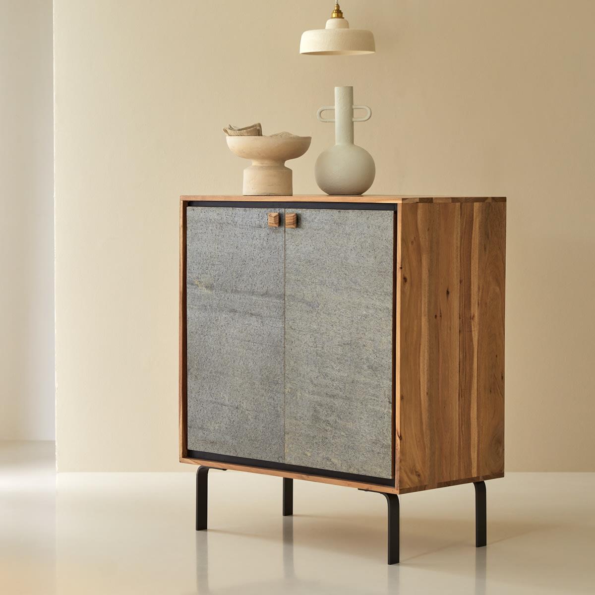 Tikamoon - Temis - Dressoir bar van acacia 90 cm