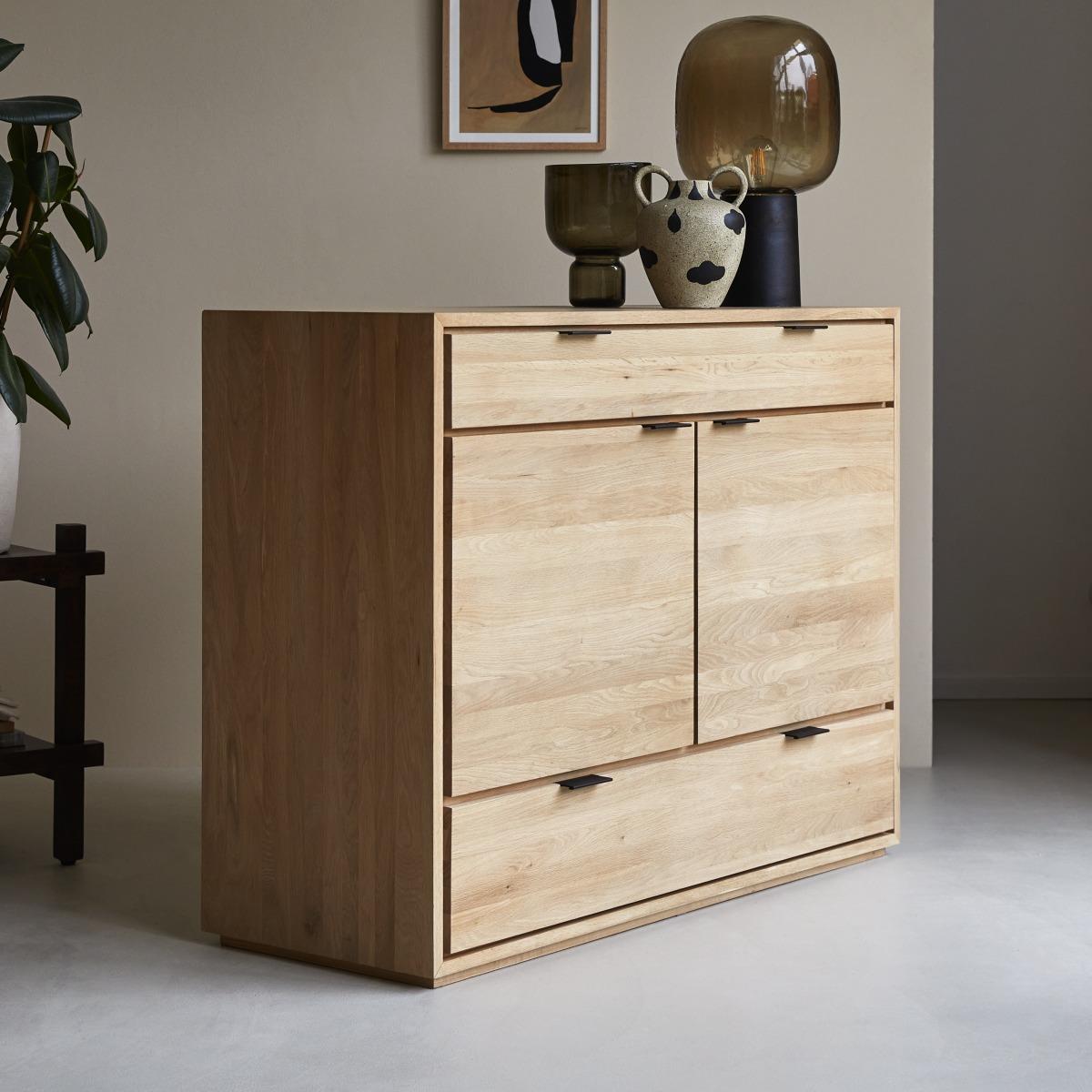 Tikamoon - Senson - Massief eikenhouten buffet 120 cm