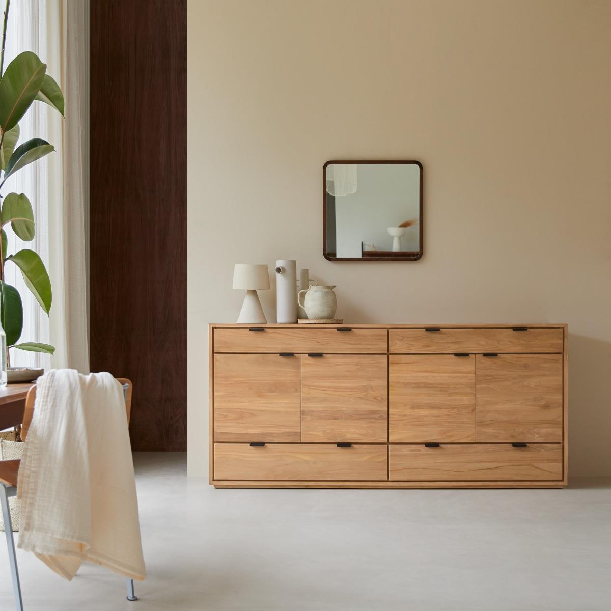 Tikamoon - Senson - Massief teak buffetkast 200 cm