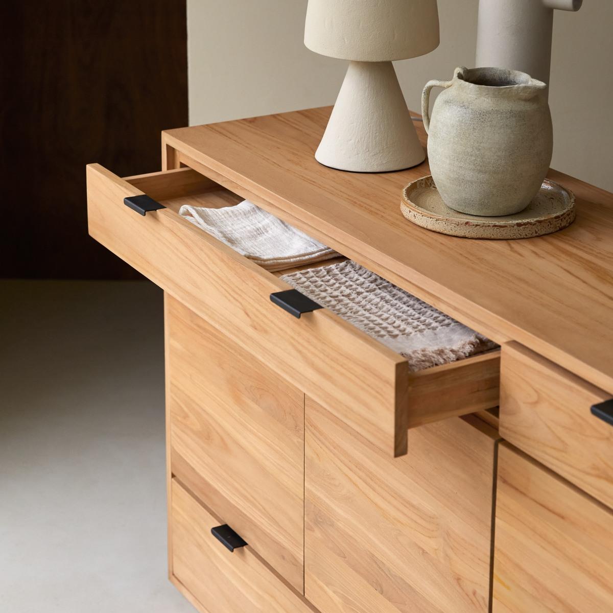 Tikamoon - Senson - Massief teak buffetkast 200 cm